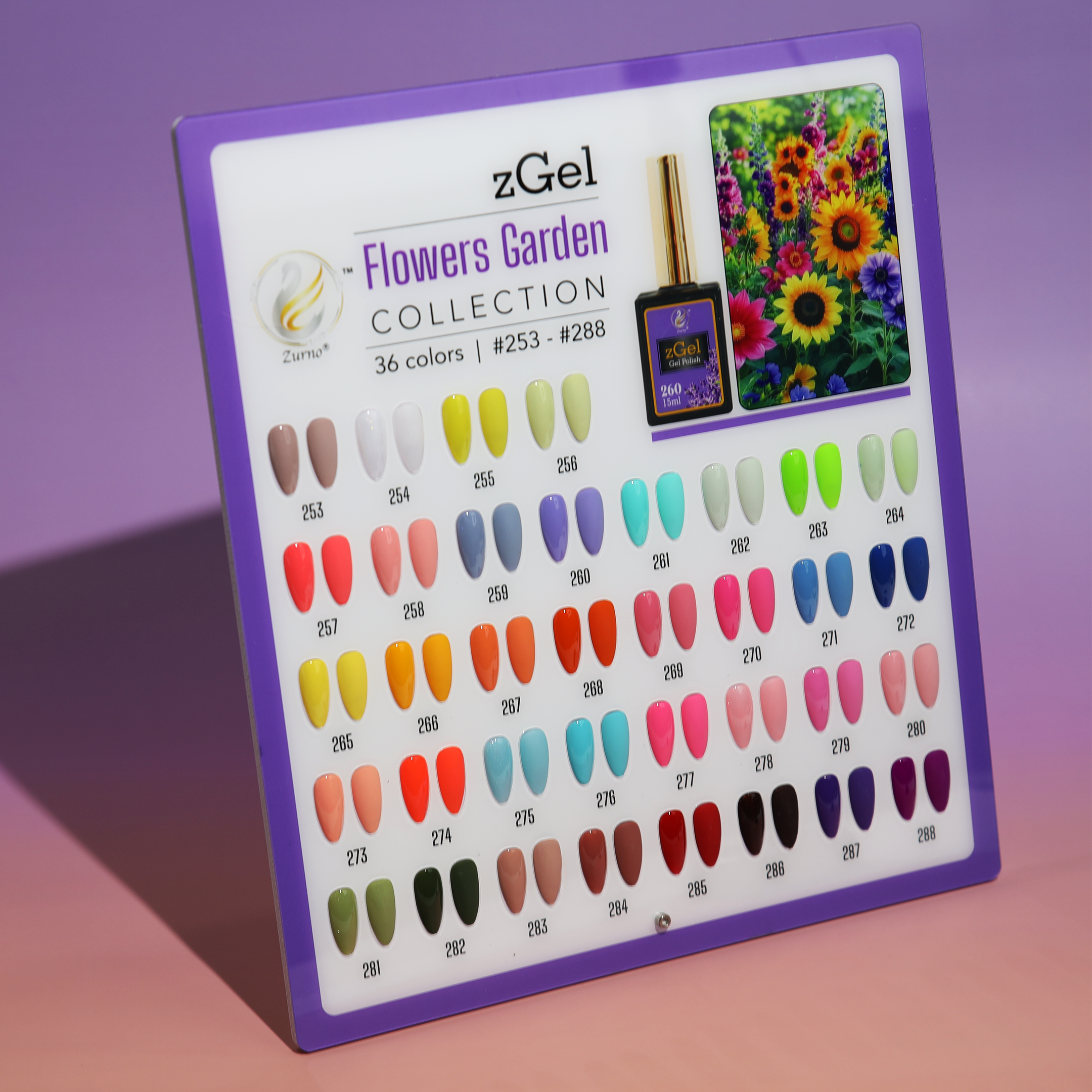 zBlend &amp; zGel | Color Chart - NEW VERSION