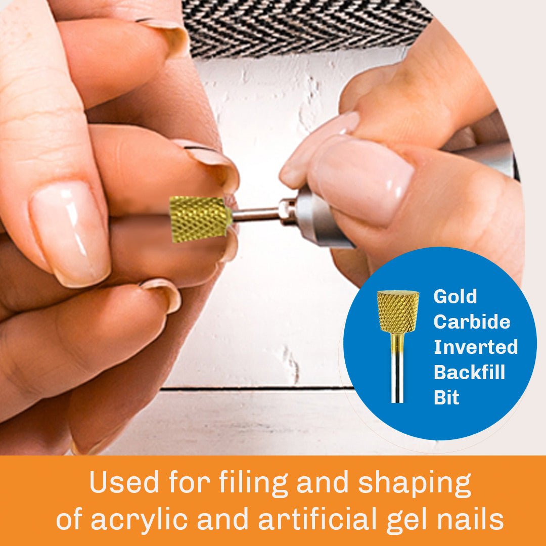 Gold Carbide Inverted Backfill CC8 Bit