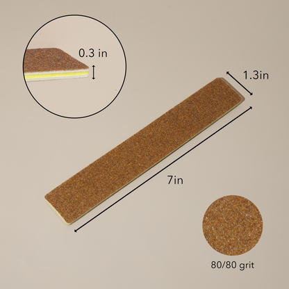 Zurno | UltraSmooth Jumbo File 80/80 – Brown (20pcs/pack)