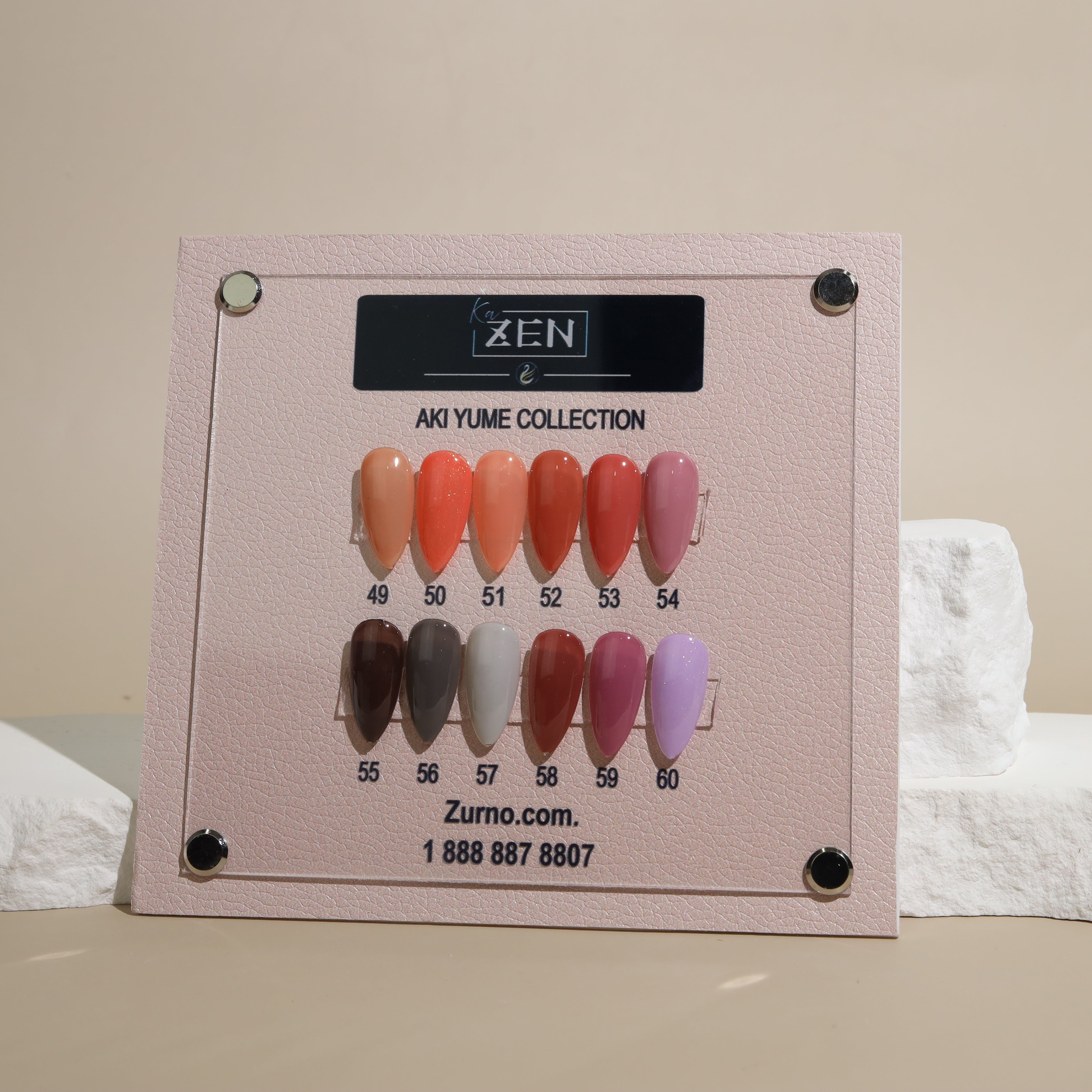 KAZEN - Color Chart Leather – Nailsjobs by Zurno