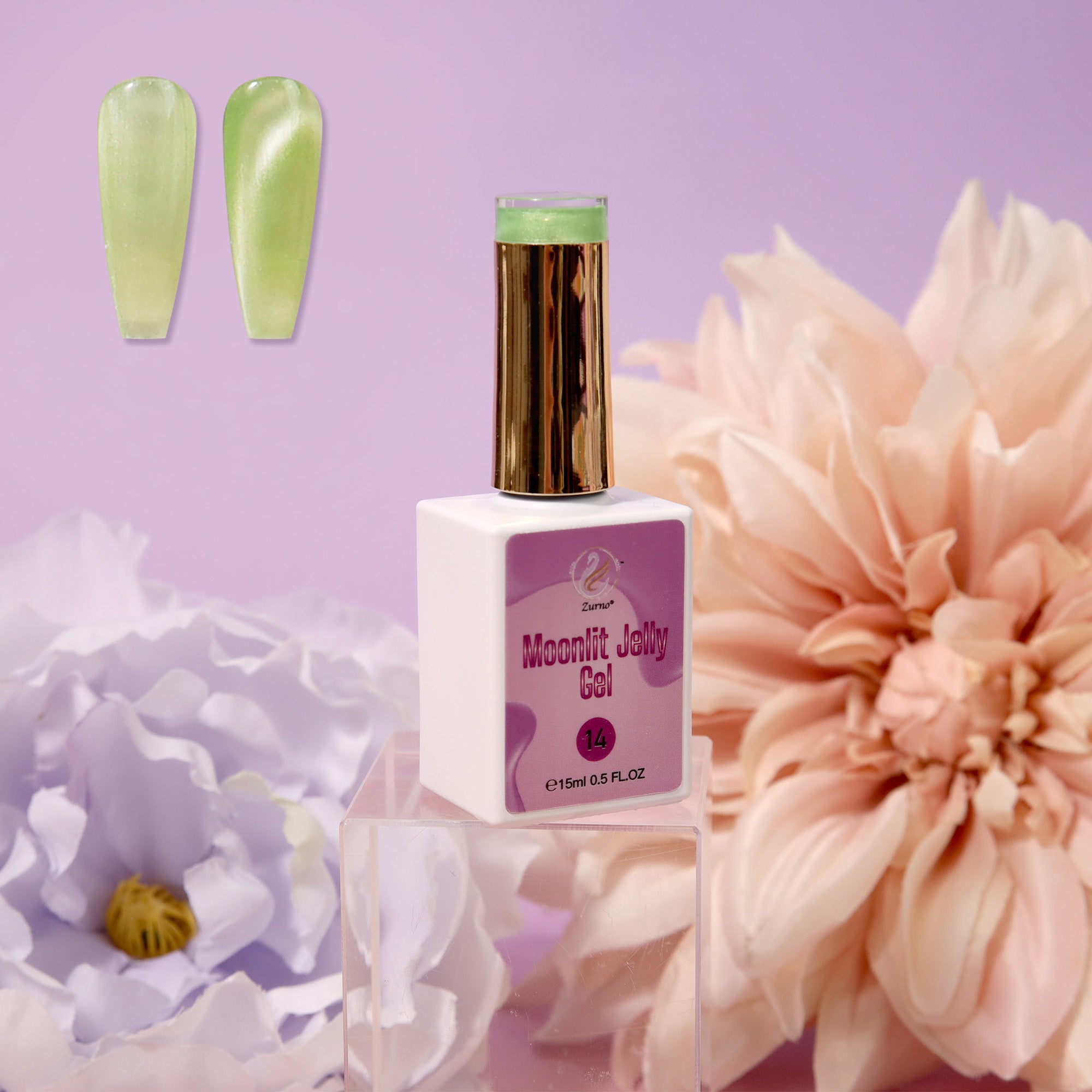 Moonlit Jelly Gel Collection #1-24 – Nailsjobs by Zurno