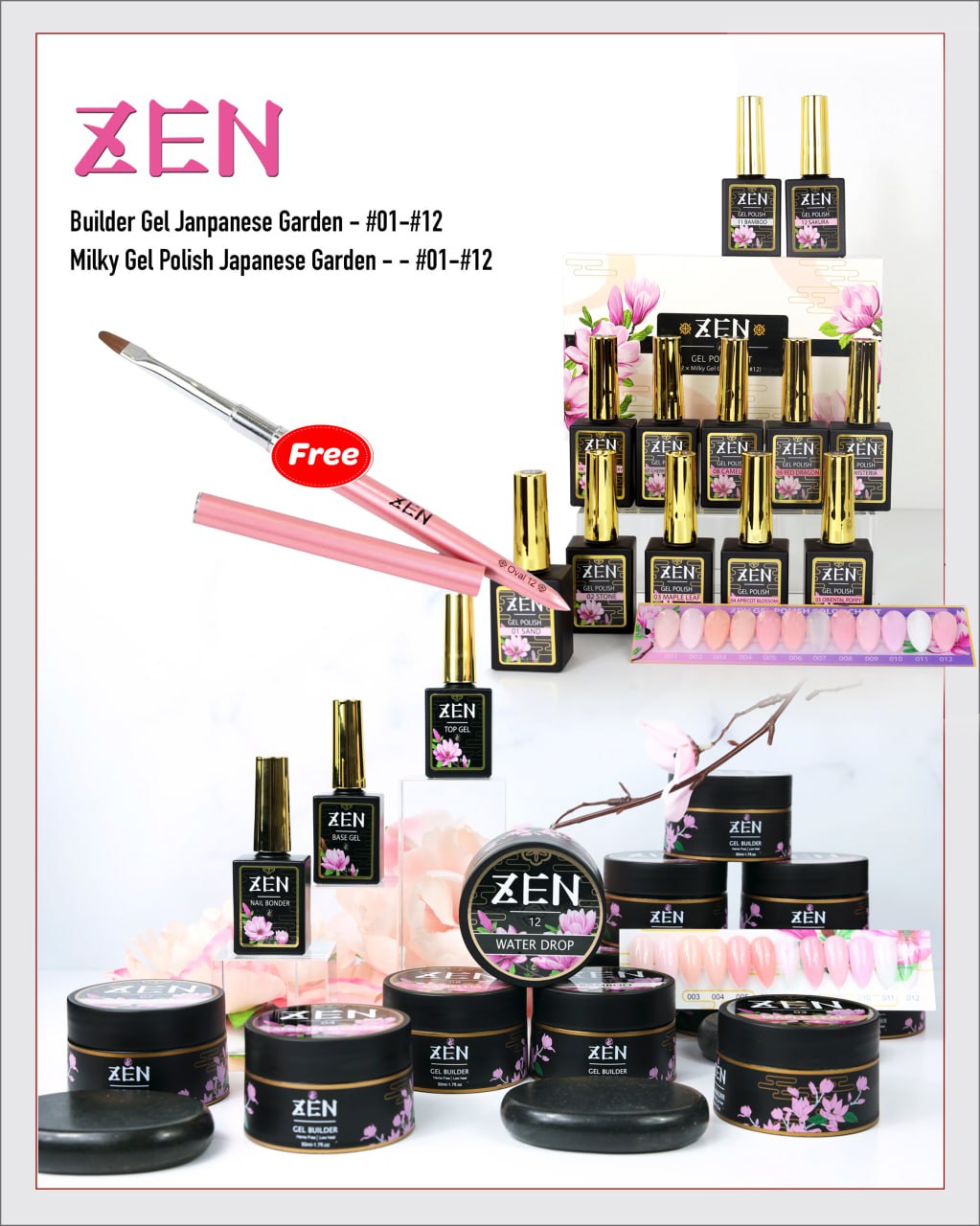 ZEN | Builder Gel Japanese Garden Collection 