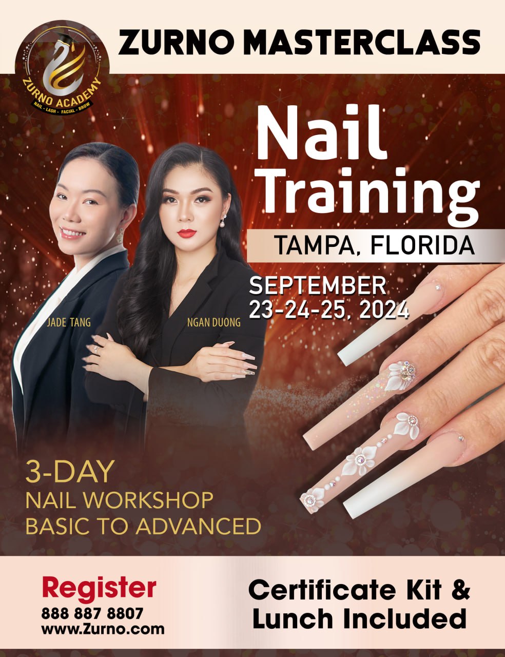 Zurno Academy - Masterclass Nail Training Basic to Advanced