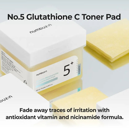 glutathione toner pads Numbuzin