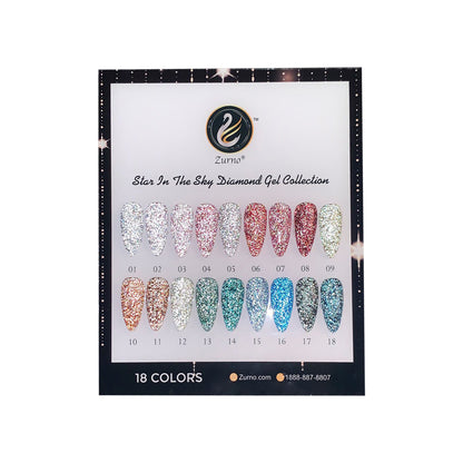 Star In The Sky Diamond Gel - 18 Colors Collection