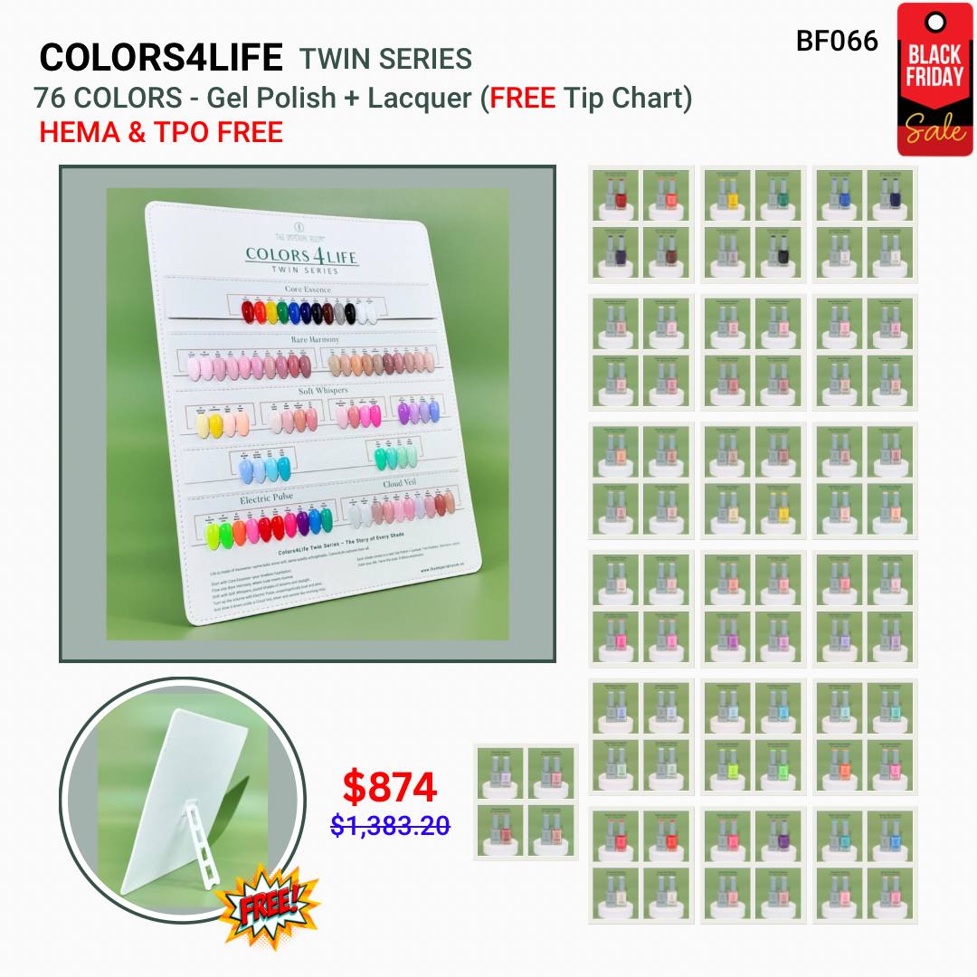 BLACK FRIDAY - TIR - COLORS4LIFE Twin Series - 76 colors