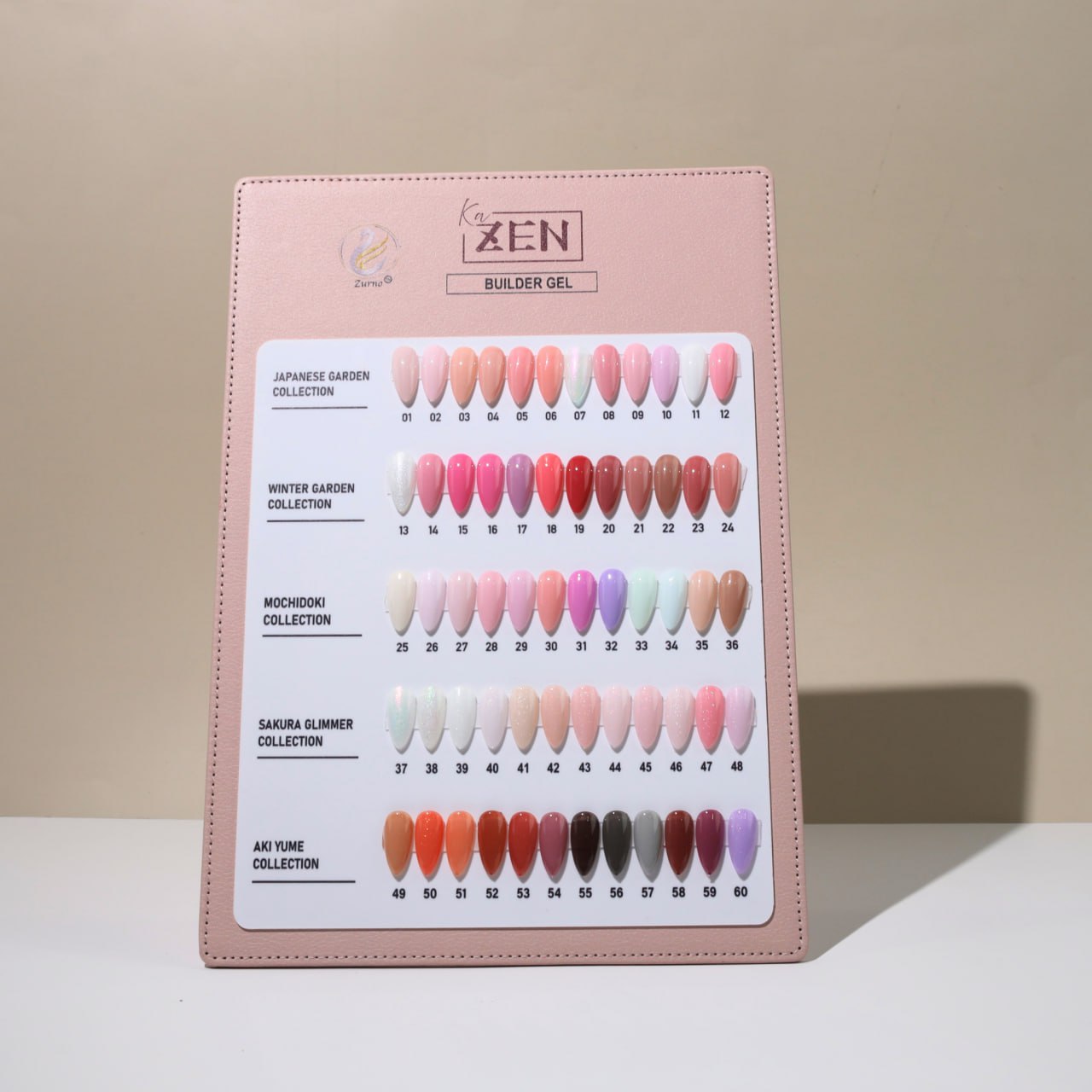 ネイルンページ KAZEN - Color Chart Leather – Nailsjobs by Zurno