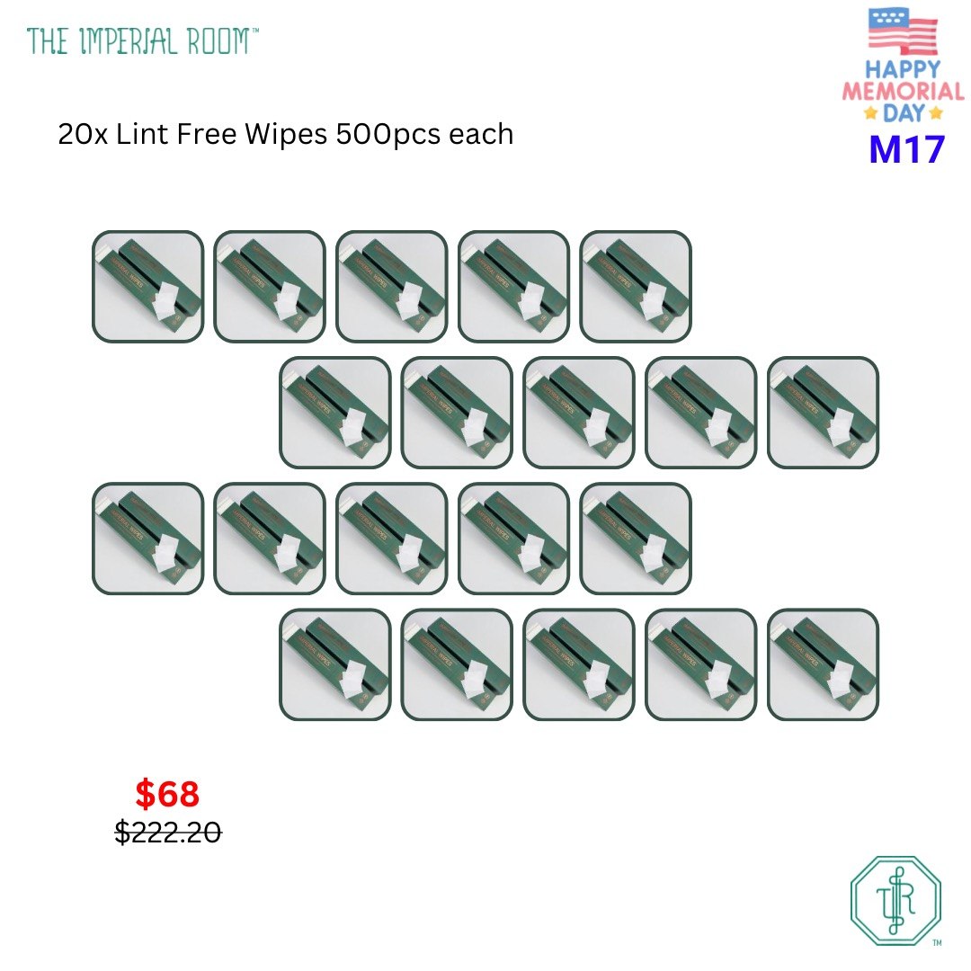 MEMORIAL DAY DEAL - TIR - Lint Free Wipes Bundle