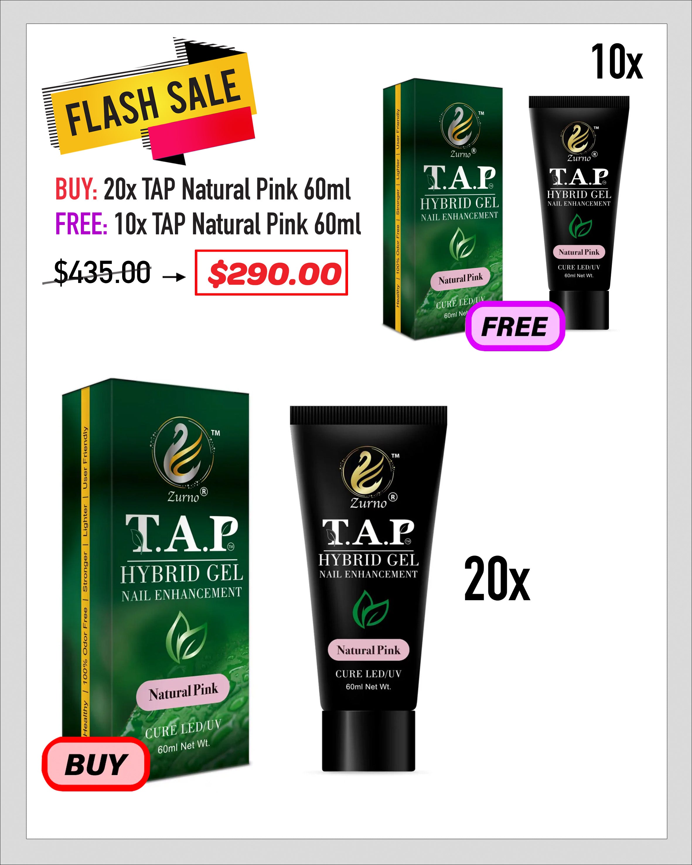 FLASH SALE - T.A.P - 60ml Gel Bundle