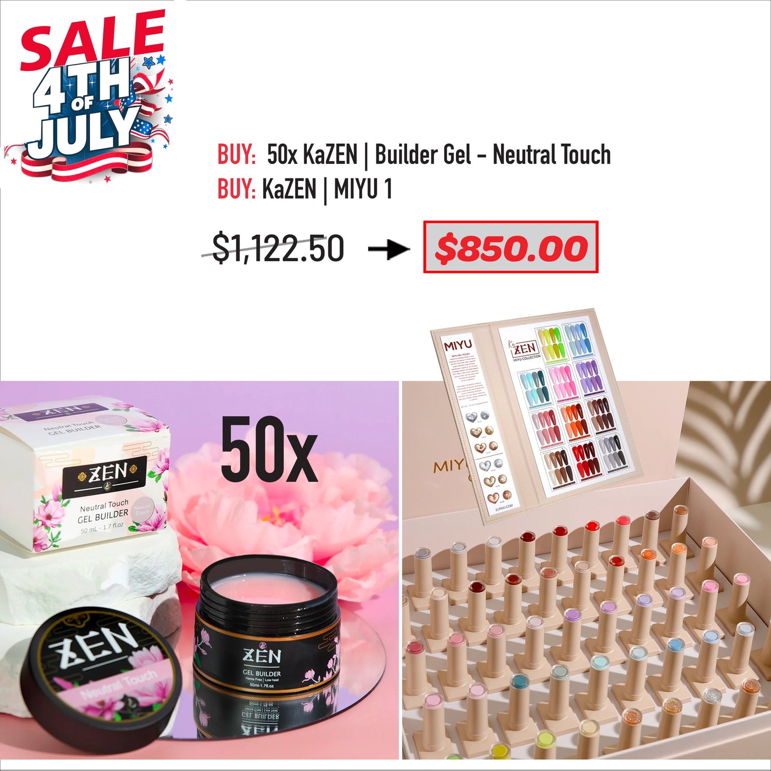 4TH JULY SALE - Neutral Touch &amp; MIYU Bundle
