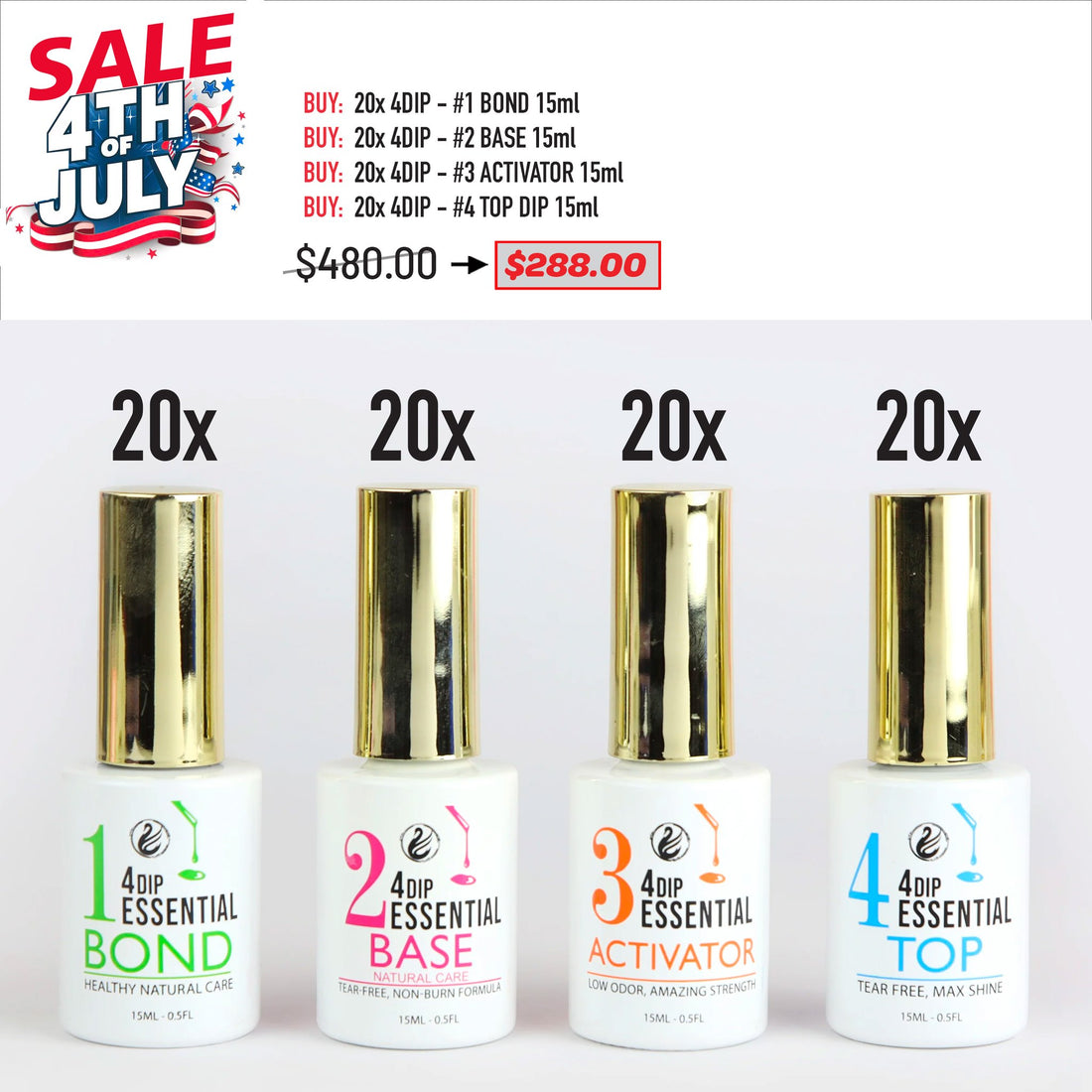 4TH JULY SALE - 4DIP Individuals Bundle