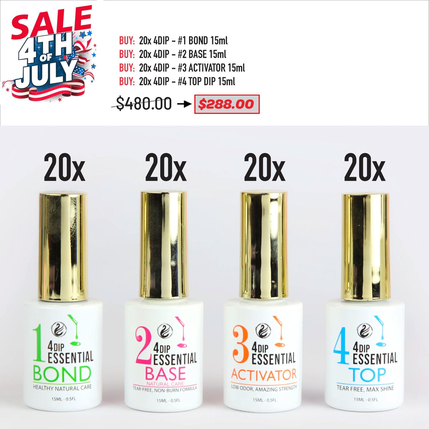 4TH JULY SALE - 4DIP Individuals Bundle