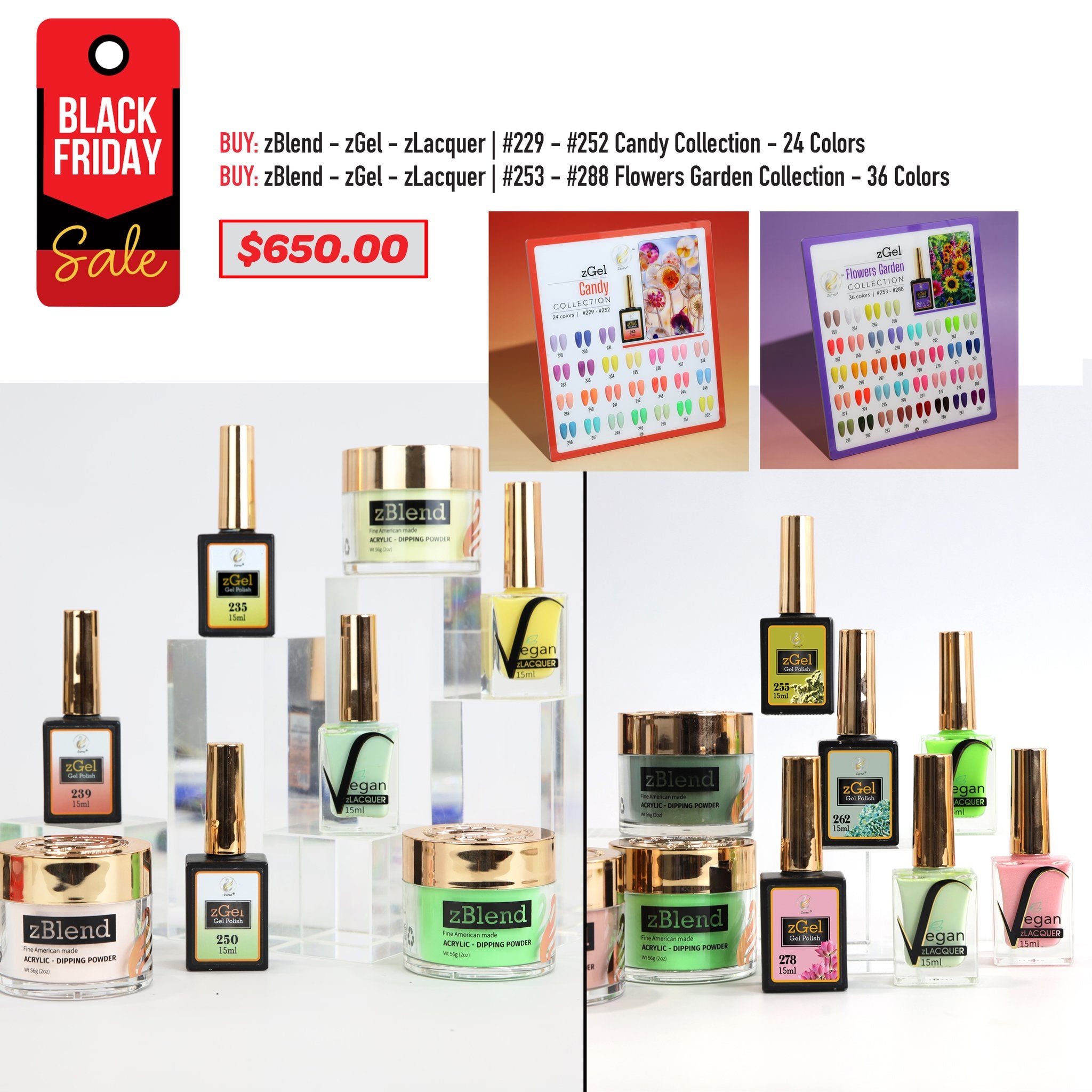 BLACK FRIDAY SALE - Zurno - Flower Garden &amp; Candy Collection Bundle