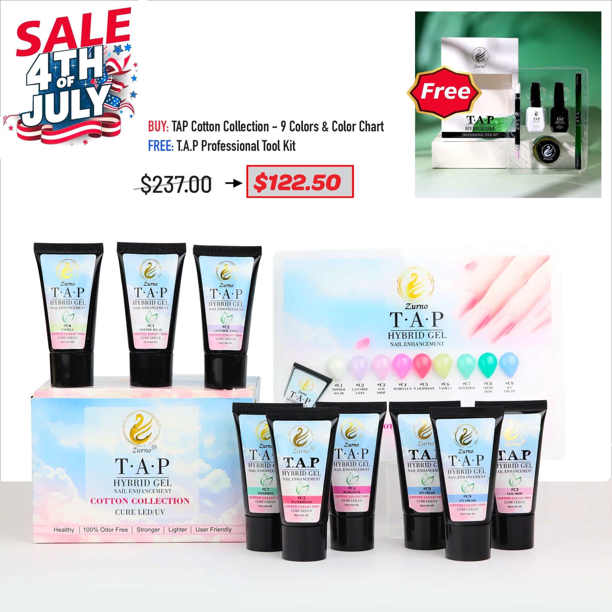 4TH JULY SALE - TAP NeonGlow &amp; Cotton Collection Deal