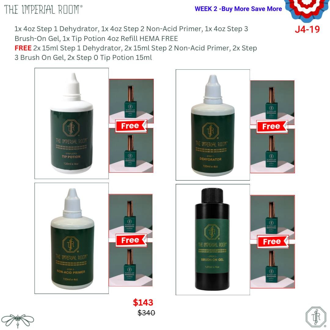 4TH JULY SALE - TIR - 5-Step Refill Size Bundle