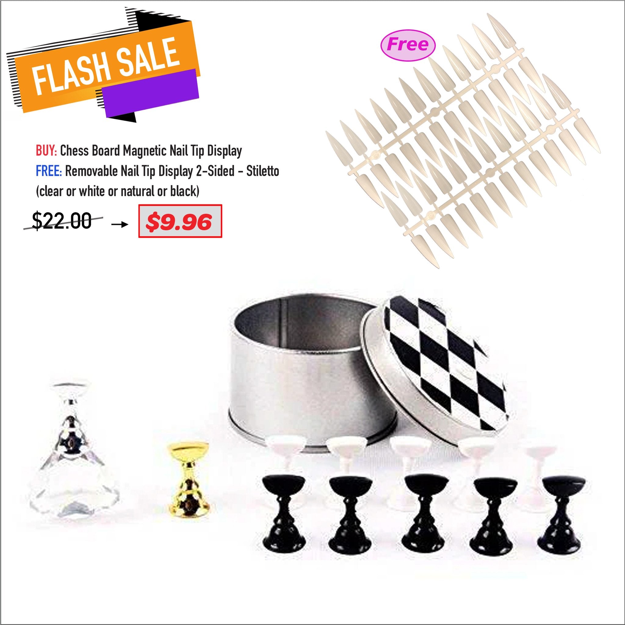 CLEARANCE DEAL - Nail Tip Display Bundle