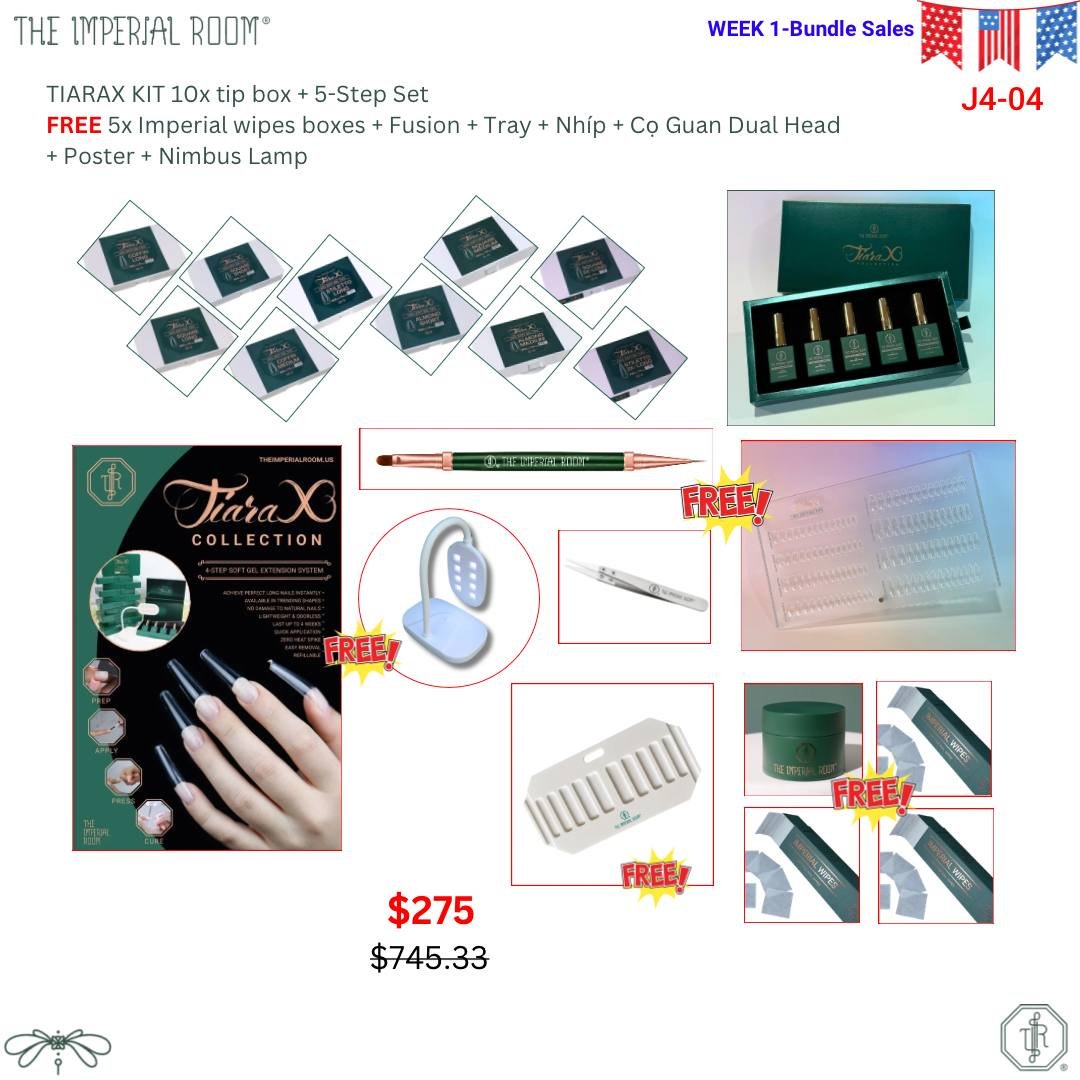 4TH JULY SALE - TIR - Clear Tips &amp; Accessories Bundle