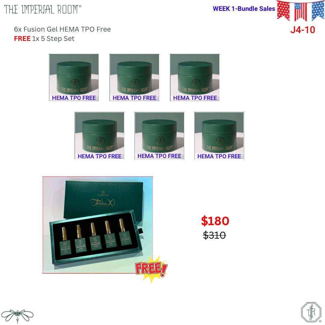 4TH JULY SALE - TIR -  Fusion Gel &amp; 5-step Bundle