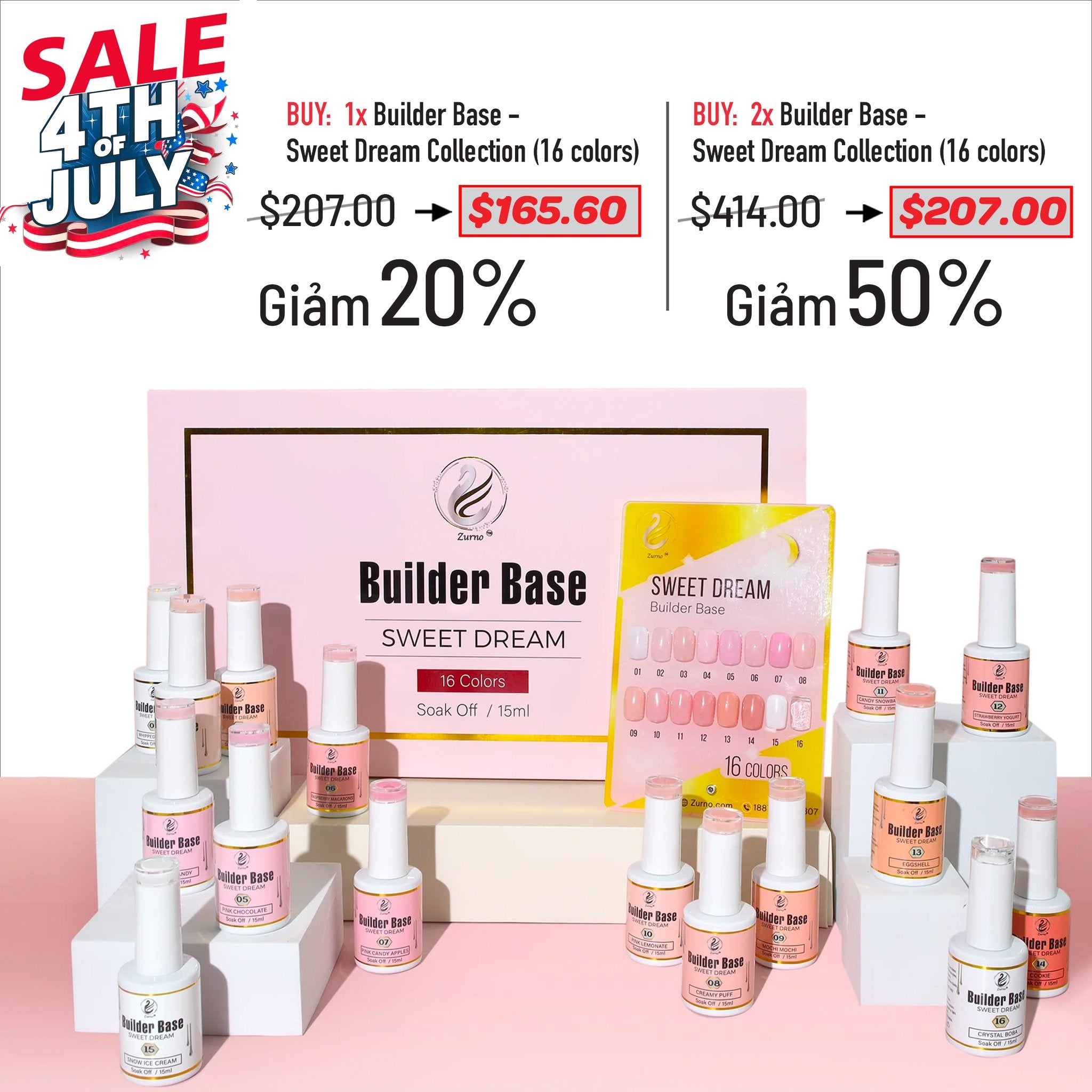 4TH JULY SALE - Builder Base Collections Deal