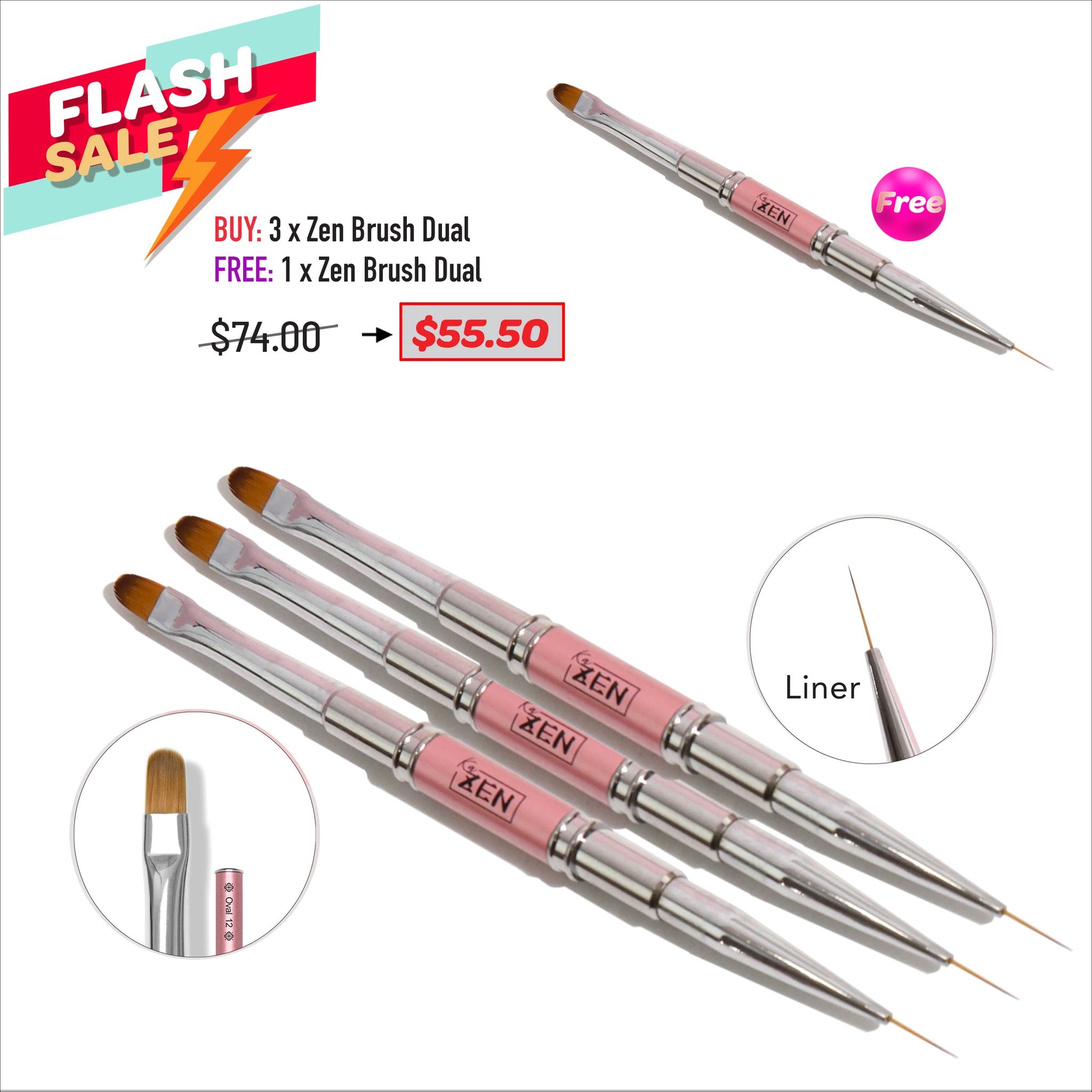 FLASH SALE - KaZEN Dual Brush Deal