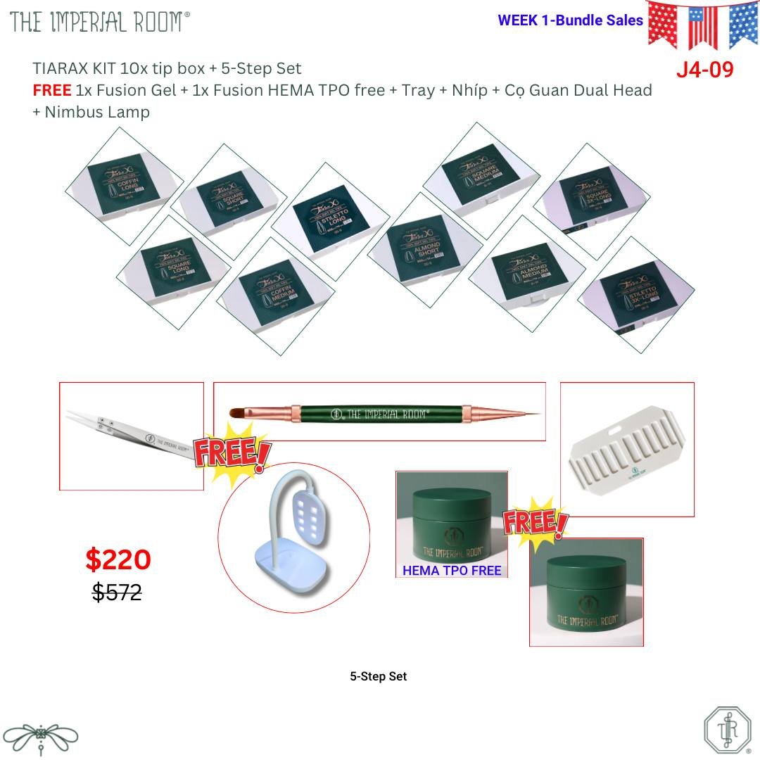 4TH JULY SALE - TIR - Clear Tips &amp; Accessories Bundle 2