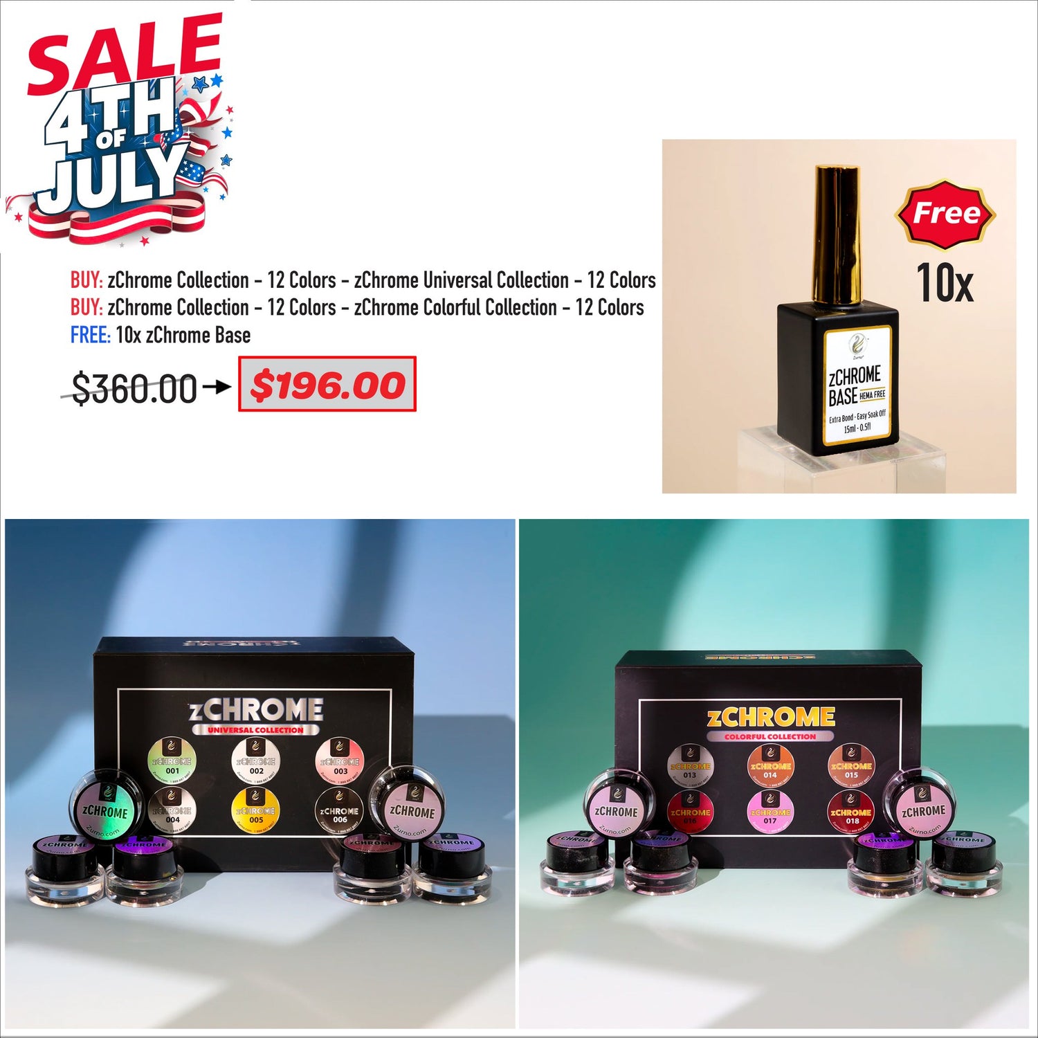 4TH JULY SALE - zChrome Collections Bundle