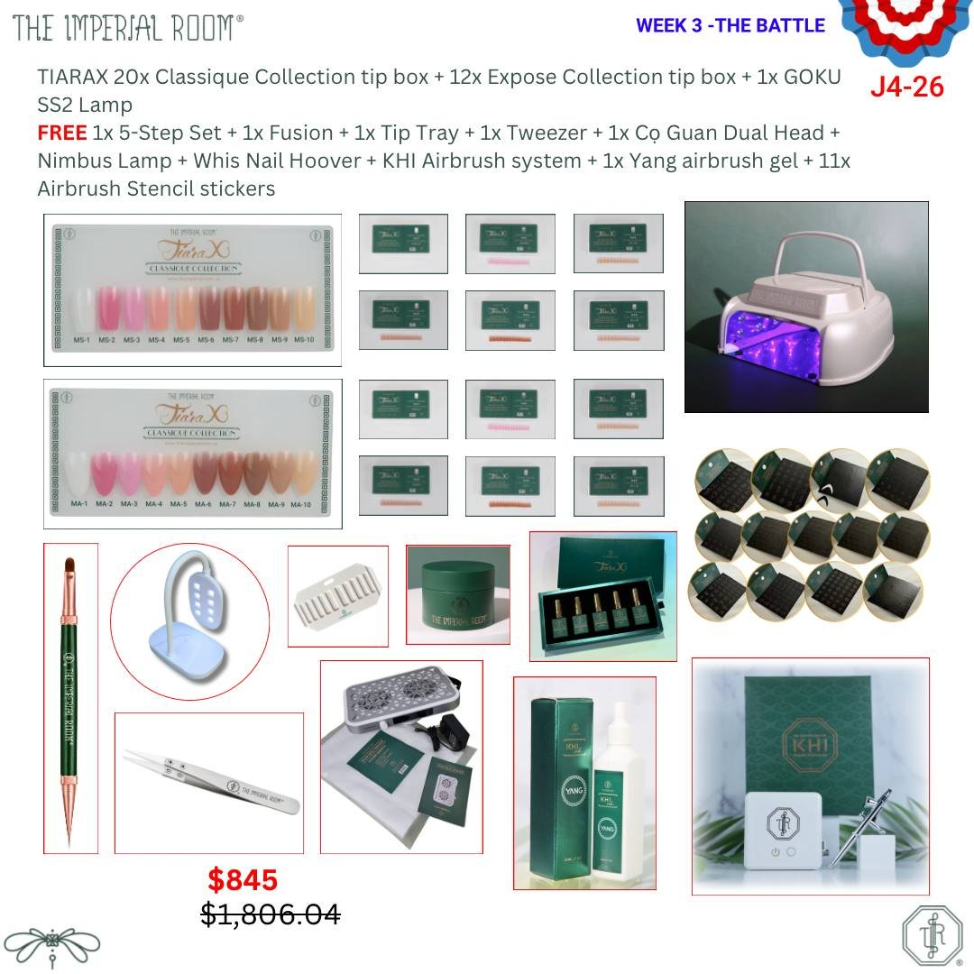 4TH JULY SALE - TIR - Colored Tip Box &amp; Gifts Bundle