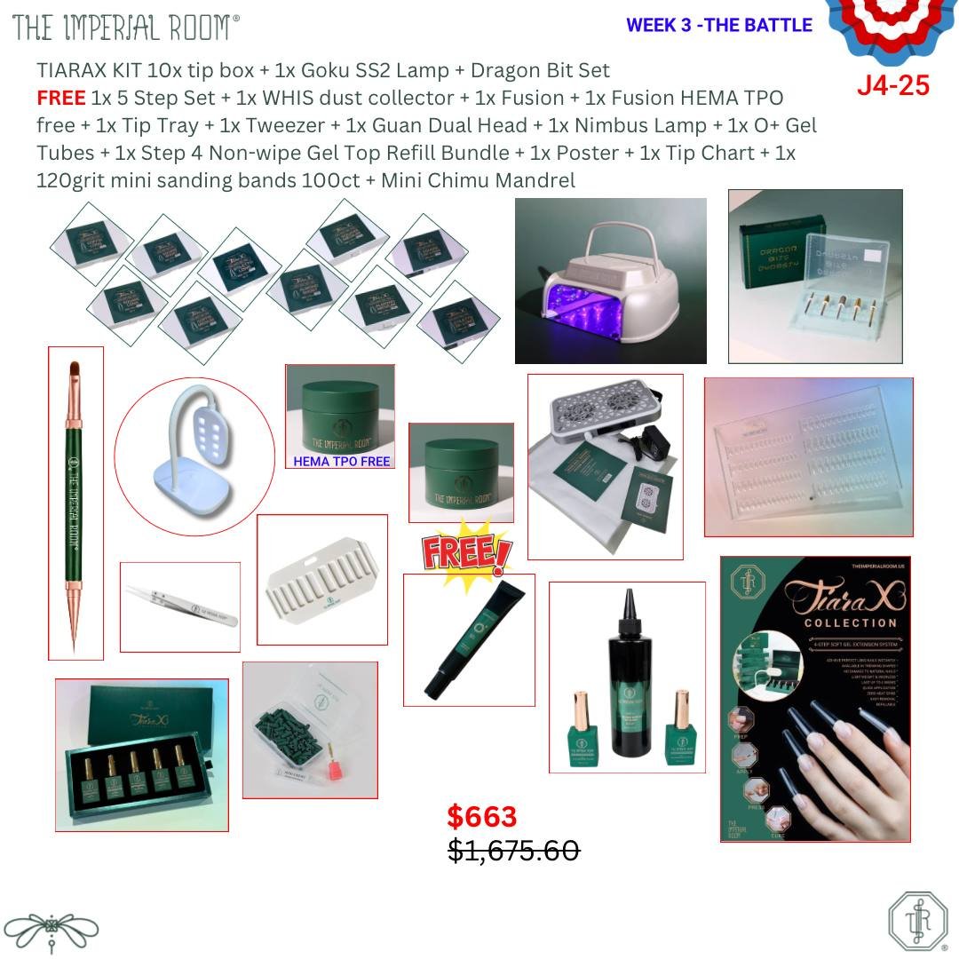 4TH JULY SALE - TIR - Clear Tip Box &amp; Mega Gifts Bundle