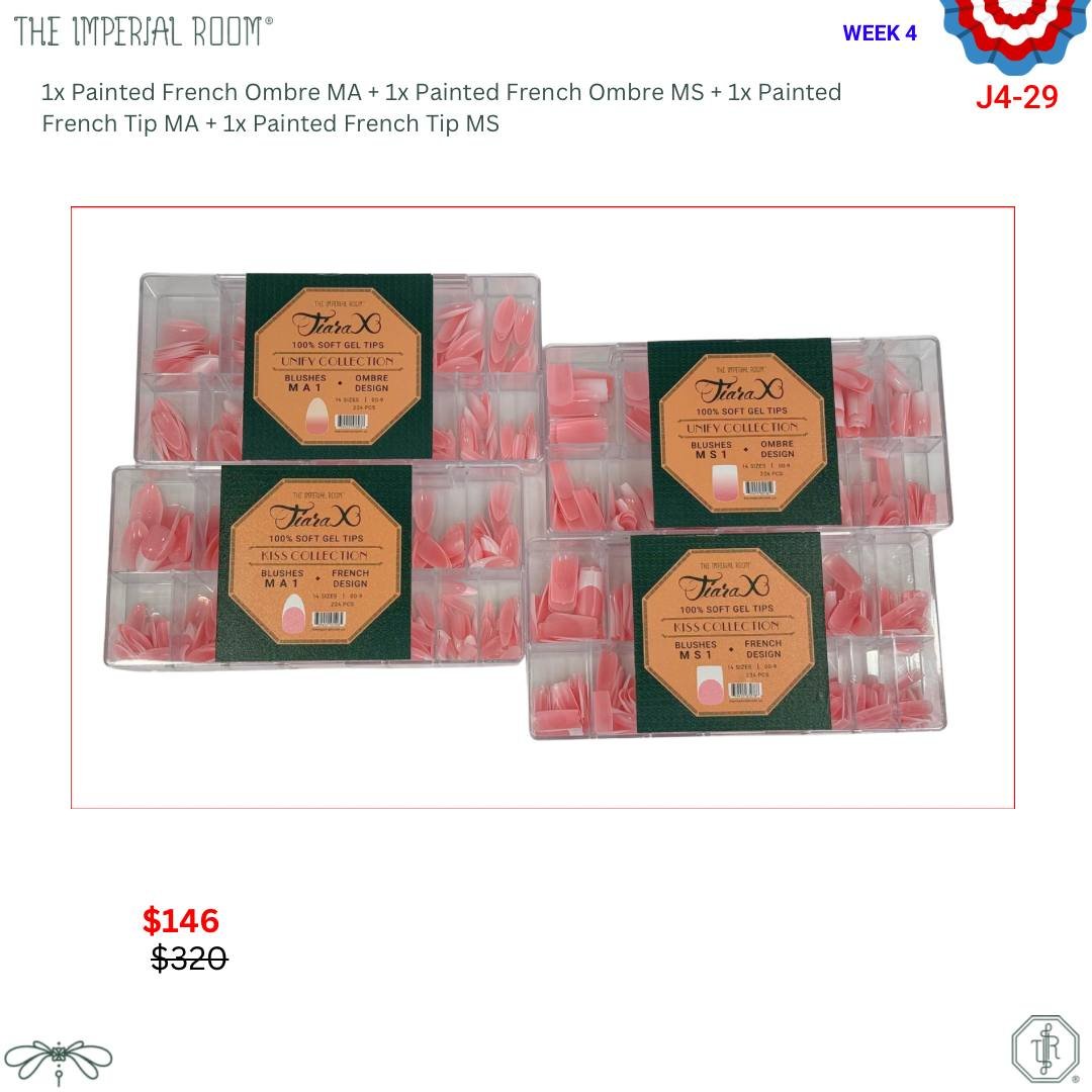 4TH JULY SALE - TIR - Ombre &amp; French Tips Boxes Bundle