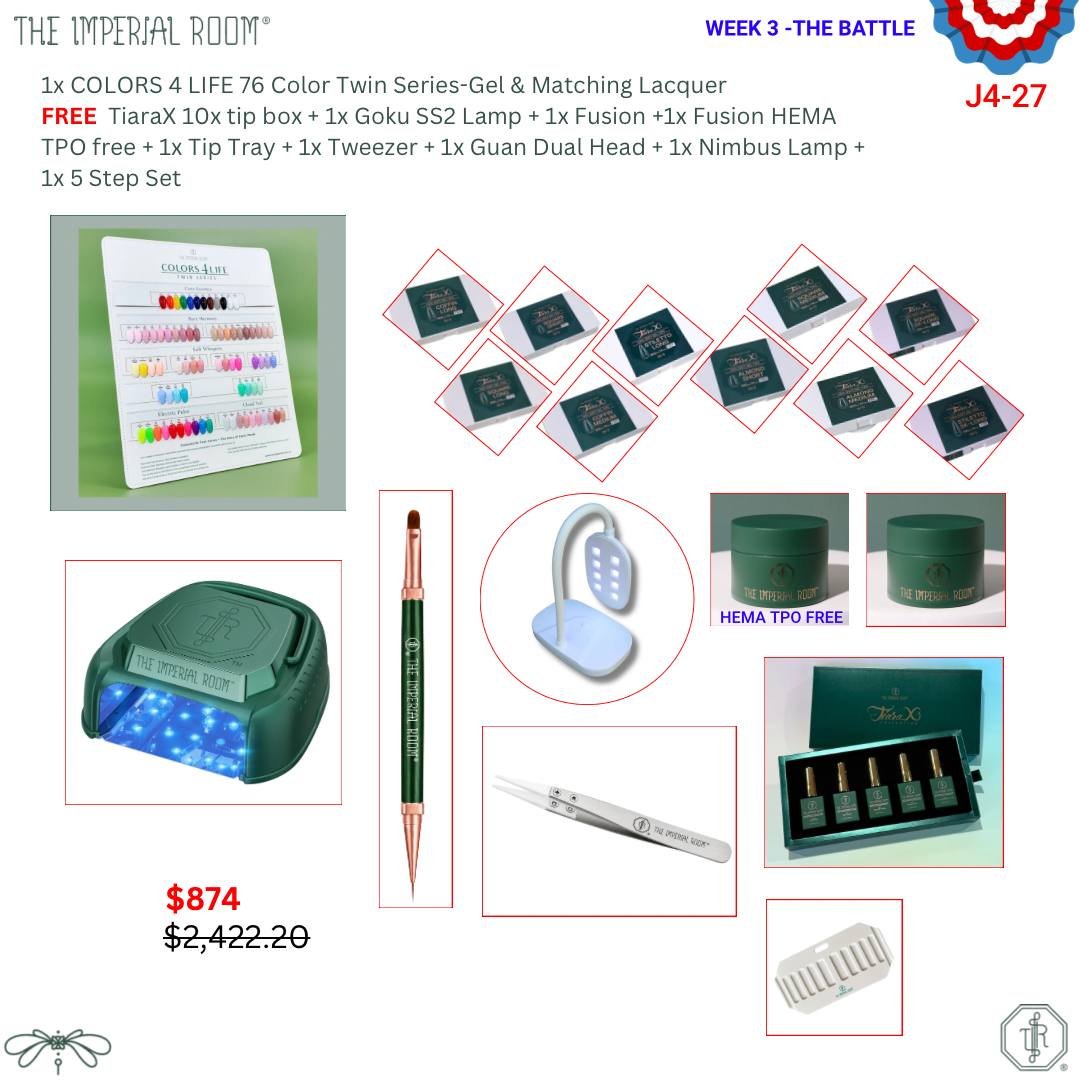 4TH JULY SALE - TIR - Colors4Life &amp;  Clear Tip Box Bundle