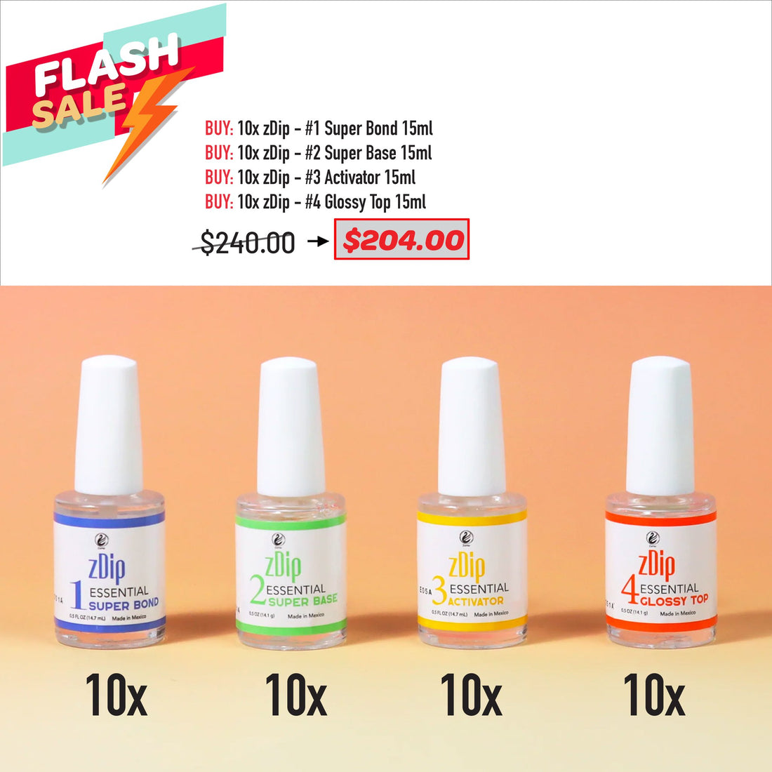 FLASH SALE - 10 zDip Bundle