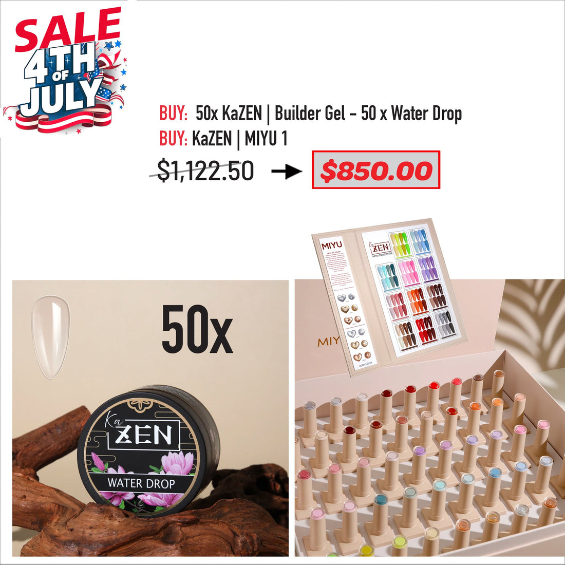 4TH JULY SALE - Water Drop &amp; MIYU Bundle