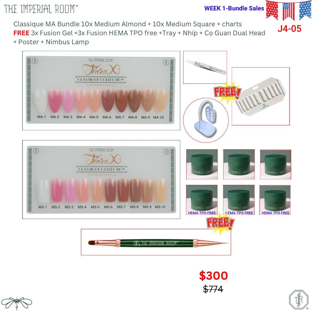 4TH JULY SALE - TIR - Medium Tips Colored Bundle
