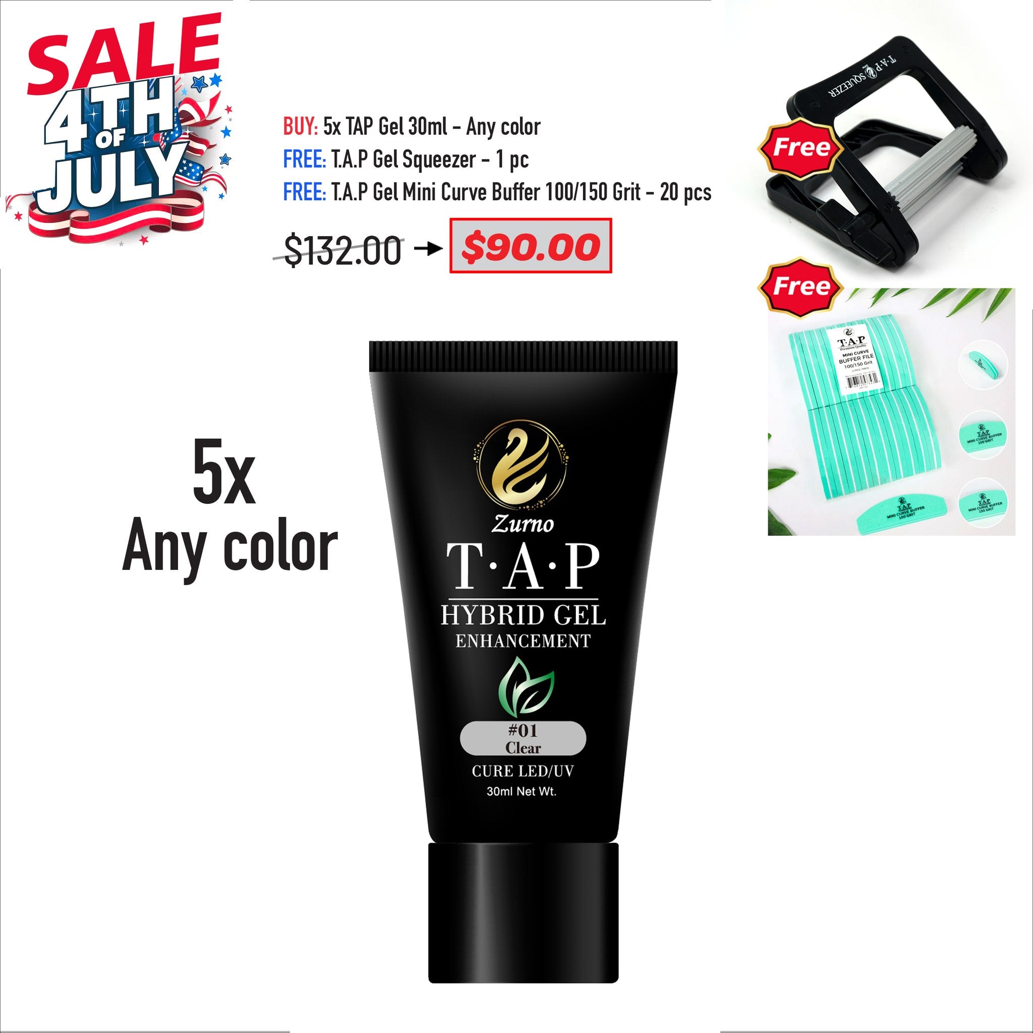 4TH JULY SALE - TAP Gel 30ml Bundle