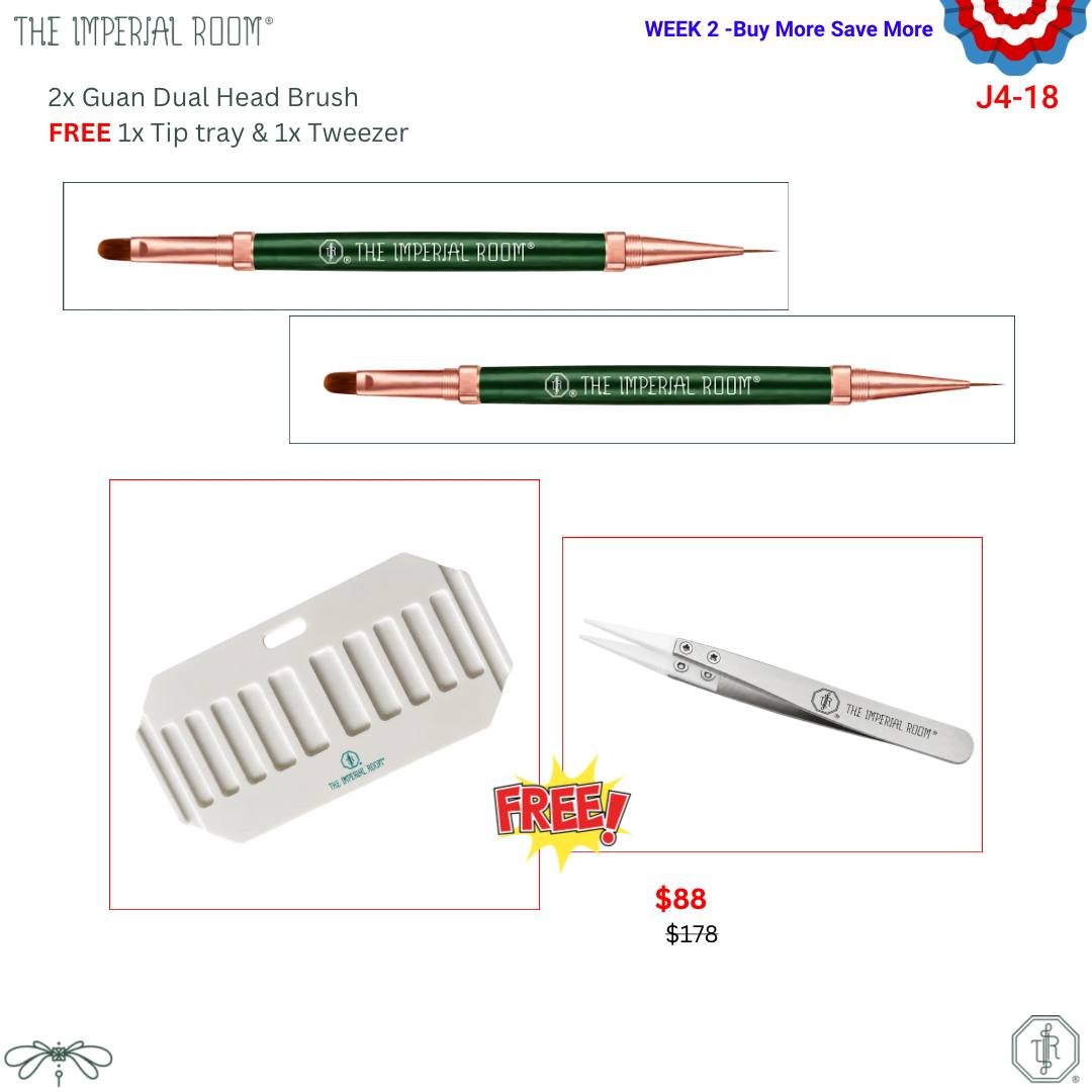 4TH JULY SALE - TIR - Guan Duo Head Brush Deal