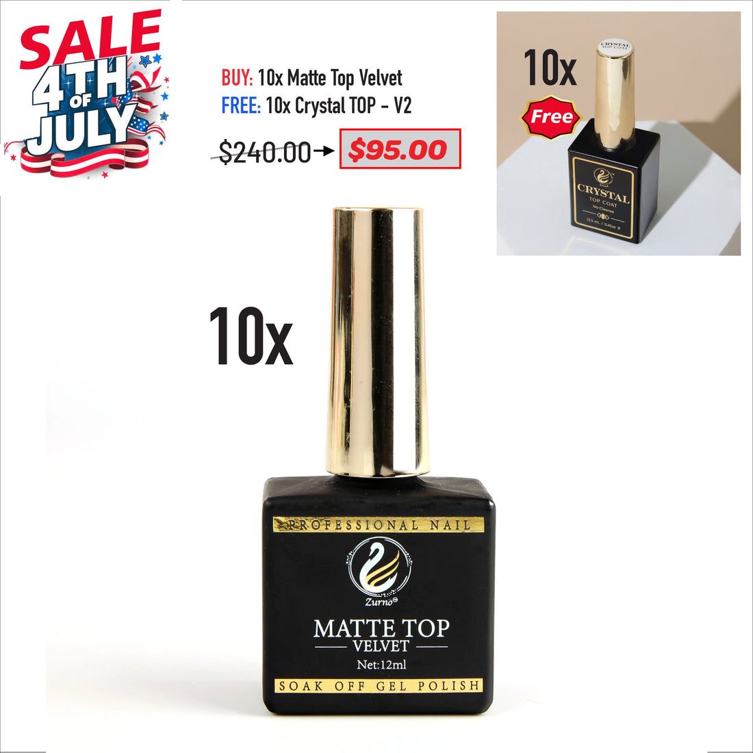 JULY 4TH SALE - Matte Top Velvet Deal
