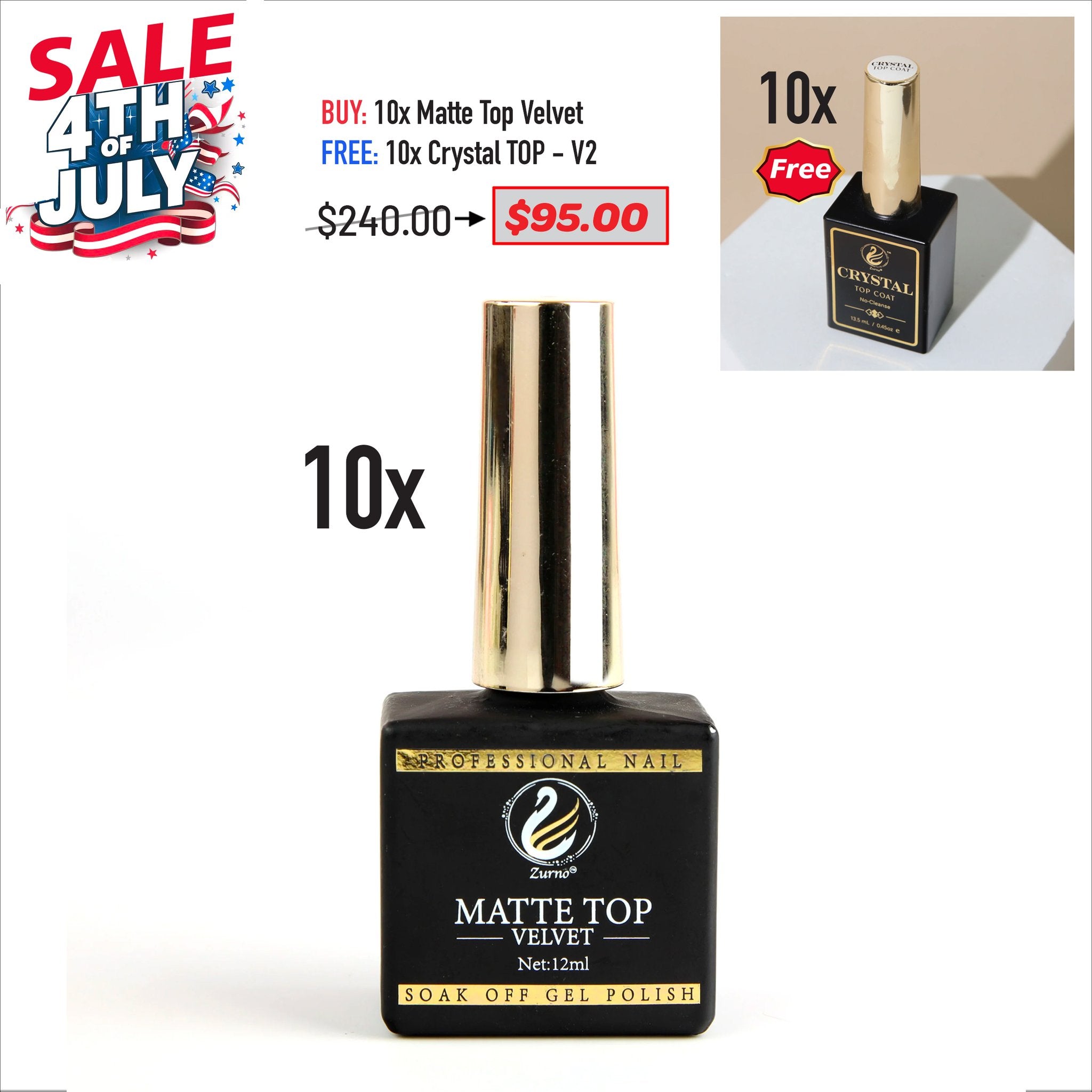 JULY 4TH SALE - Matte Top Velvet Deal