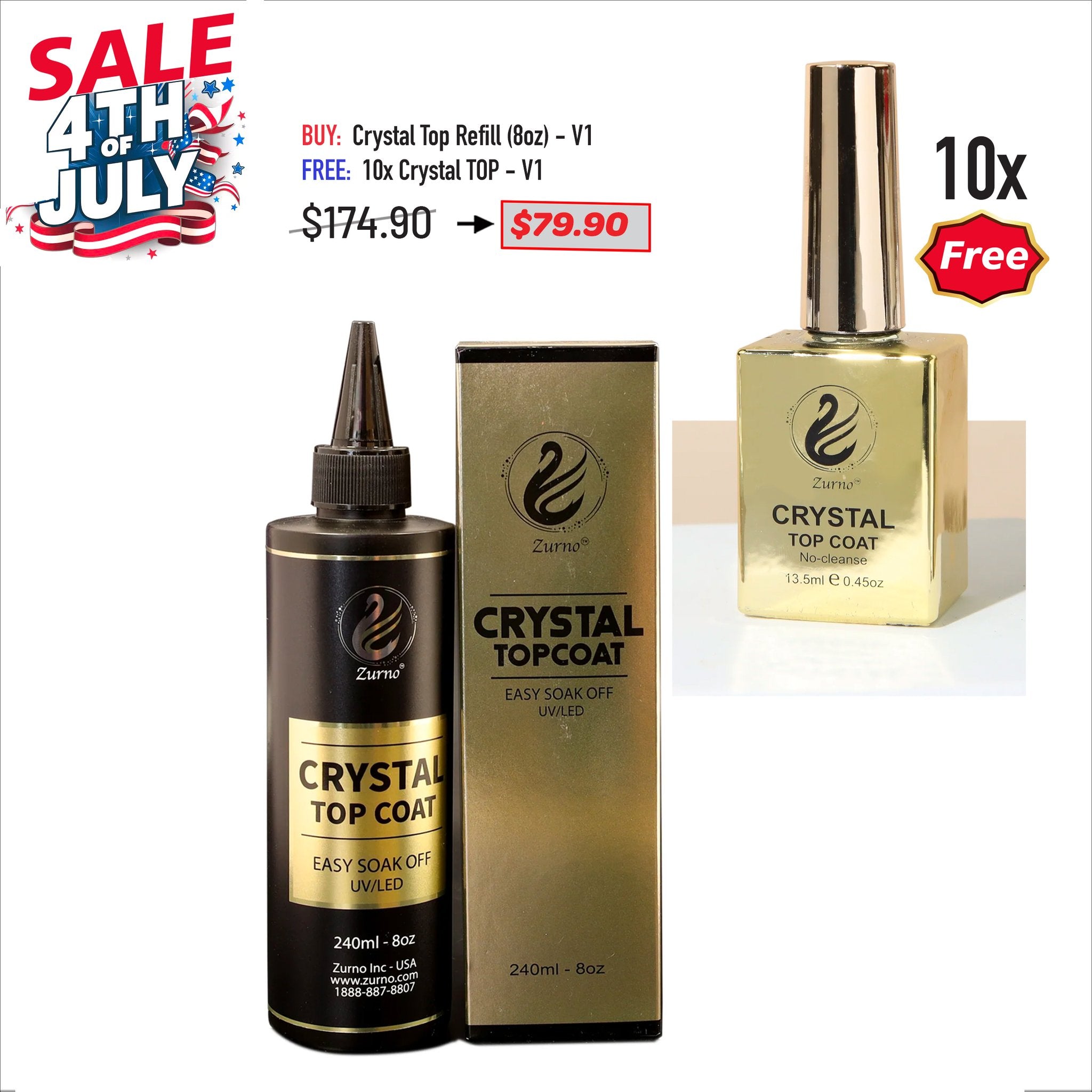 4TH JULY SALE - Crystal Top V1 &amp; Refill Bundle