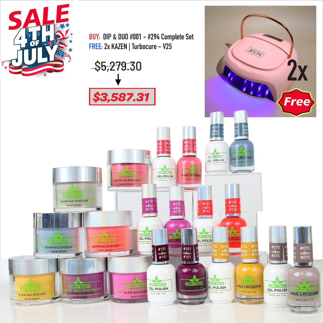 4TH JULY SALE - DIP N DUO Complete Set