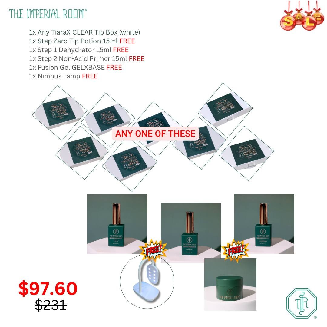 XMAS SALE - TIR - Clear Tips Box &amp; Gifts Bundle