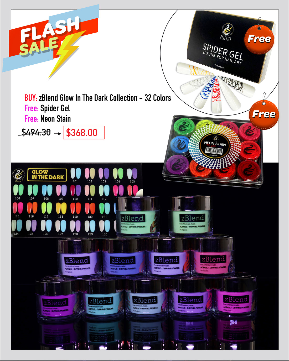 FLASH SALE - zBlend - Glow In The Dark Collection Bundle