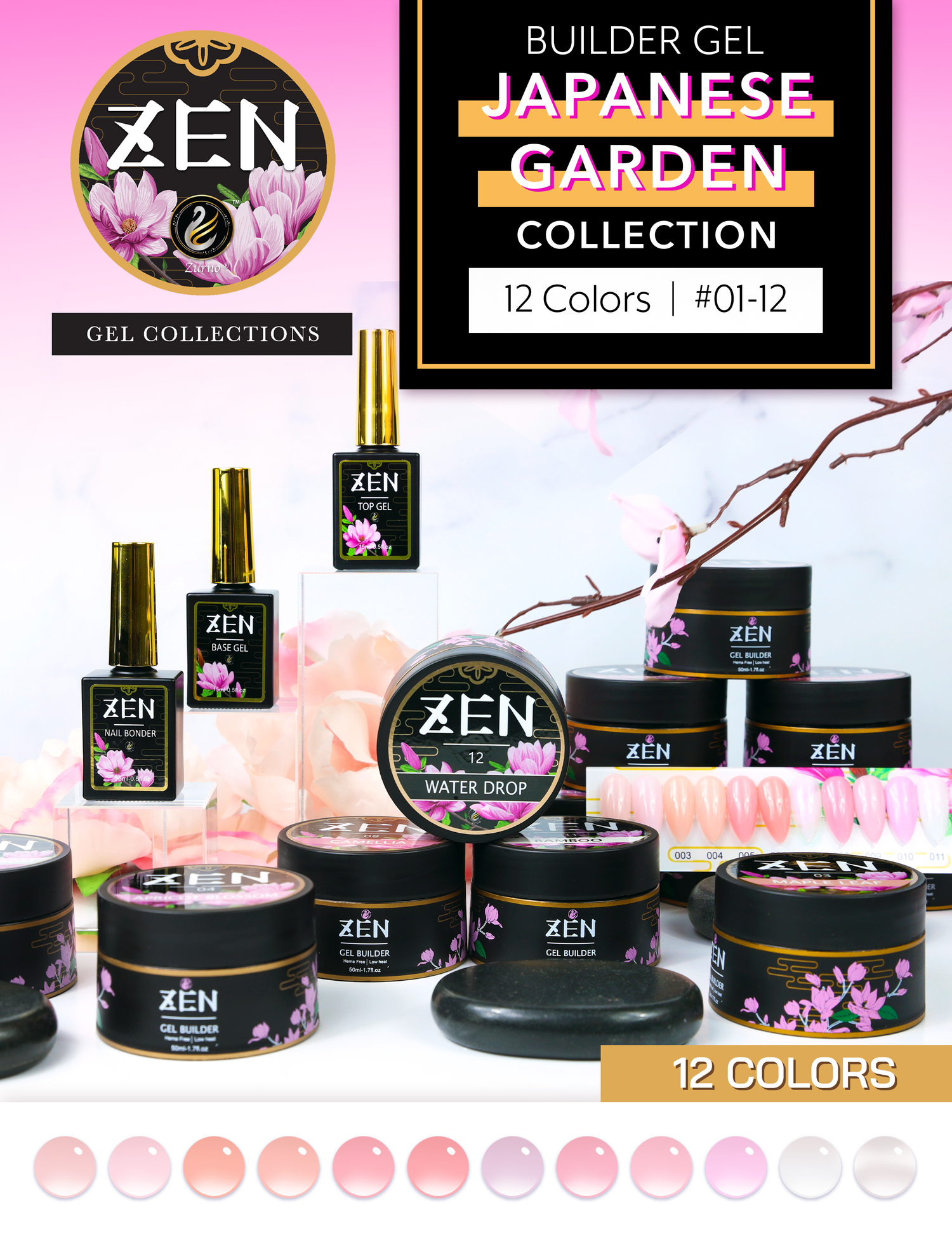 ZEN | Builder Gel Japanese Garden Collection 