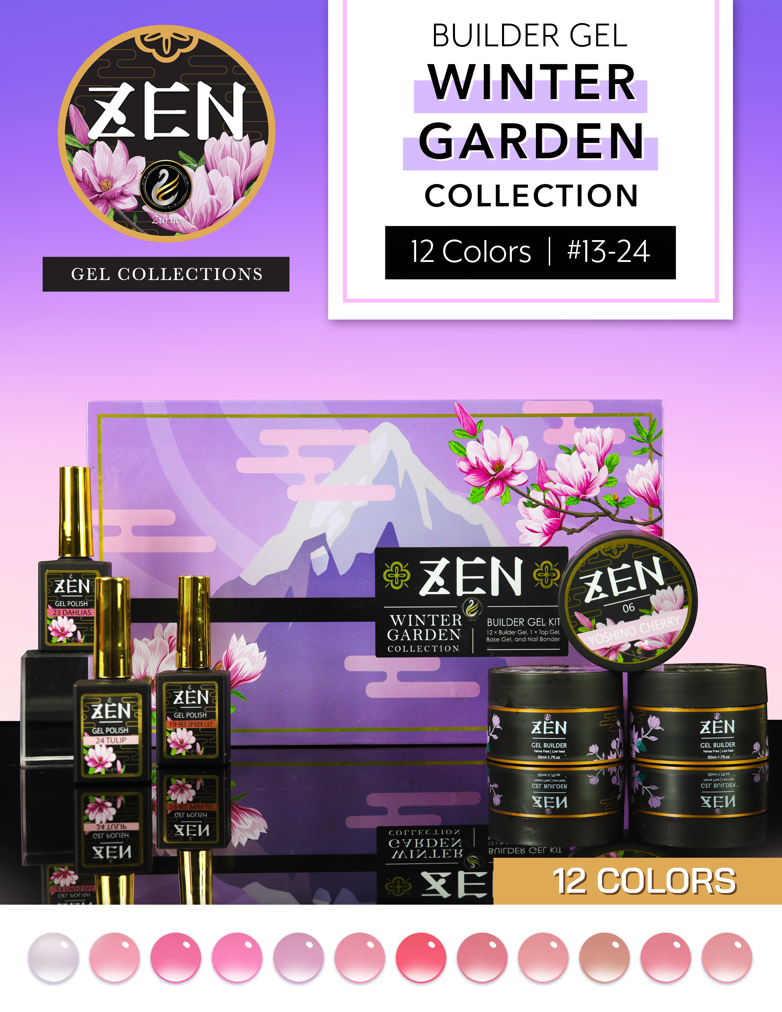 ZEN | Builder Gel Winter Garden Collection 