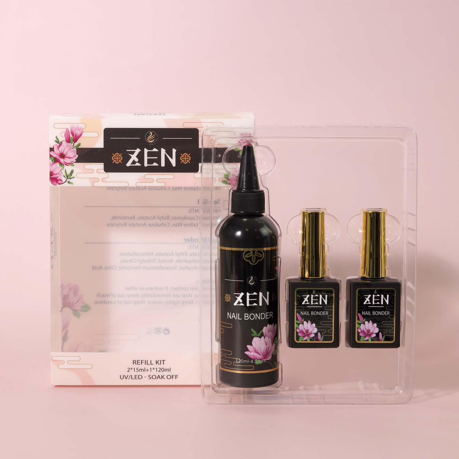 KaZEN Builder Gel - Refill size - Bonder - Base - Top