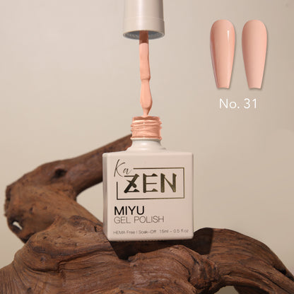 KaZEN | Miyu Gel Polish Collection (50 Colors) - Cream Edition