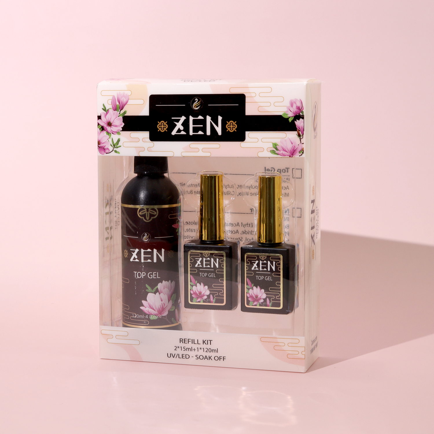 KaZEN Builder Gel - Refill size - Bonder - Base - Top