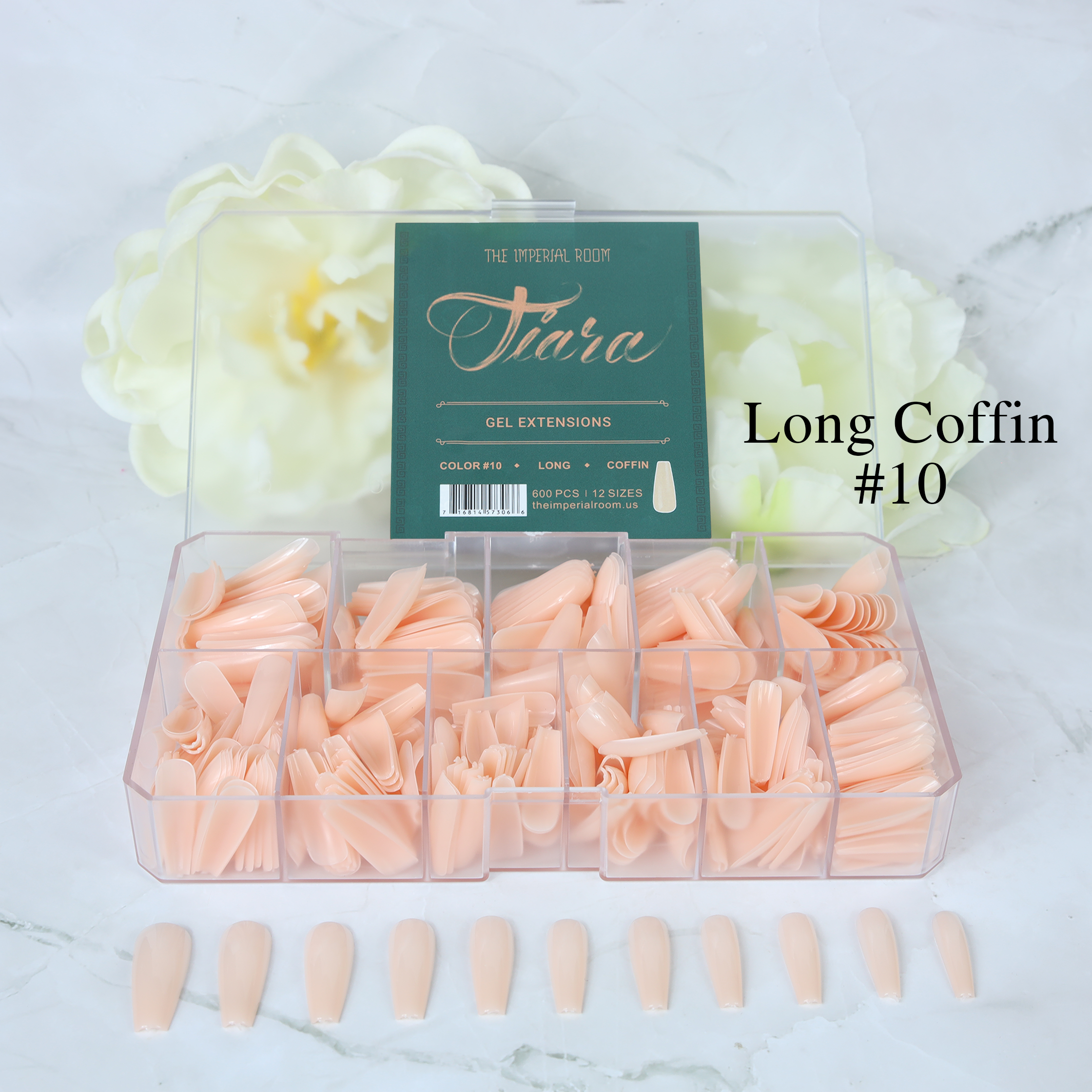 TiaraX - Long Coffin Colored Tip