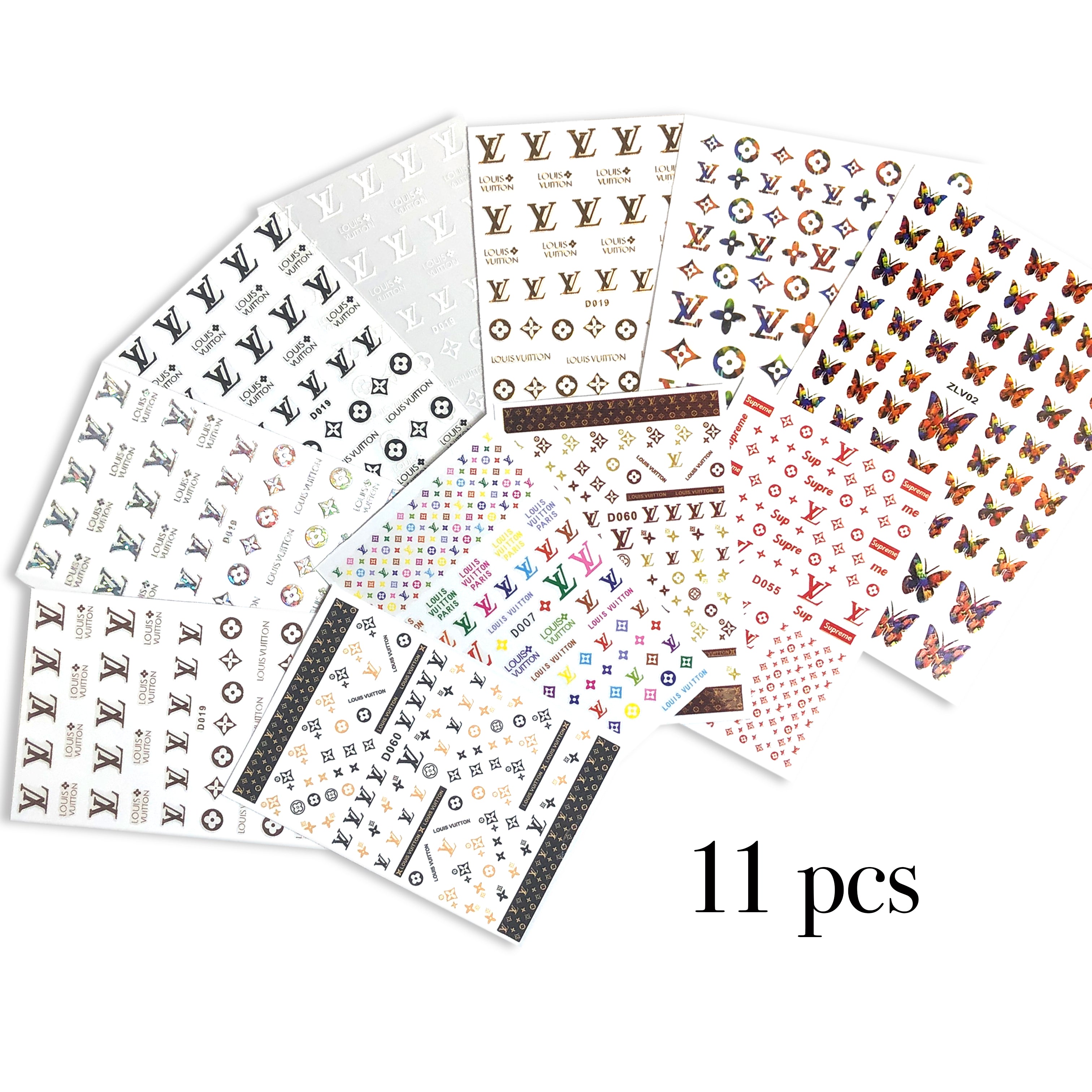 Sticker - Brand LV - Set 11 Colors