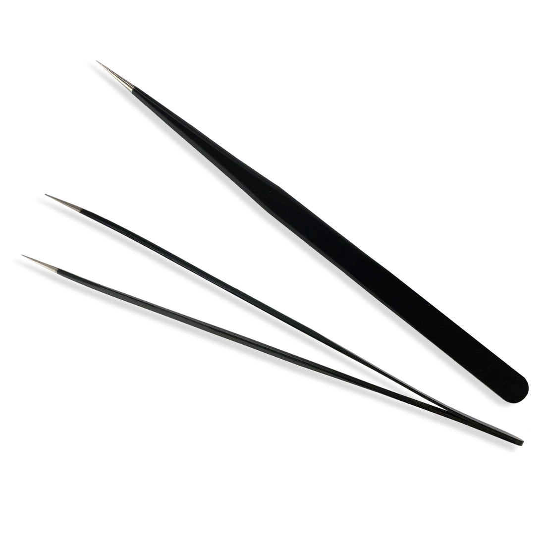 CLEARANCE (NO REFUND/ NO RETURN) - Straight Tweezers (2pcs)