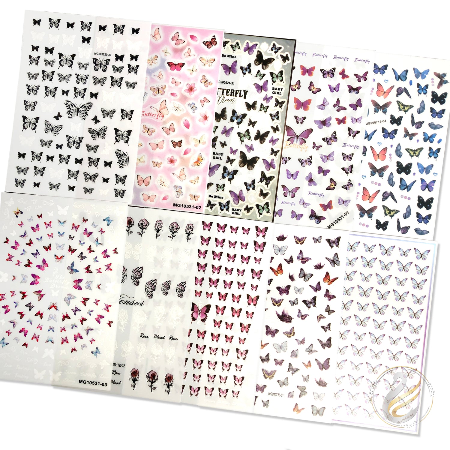 Butterfly Holo Set 4 (10pcs)